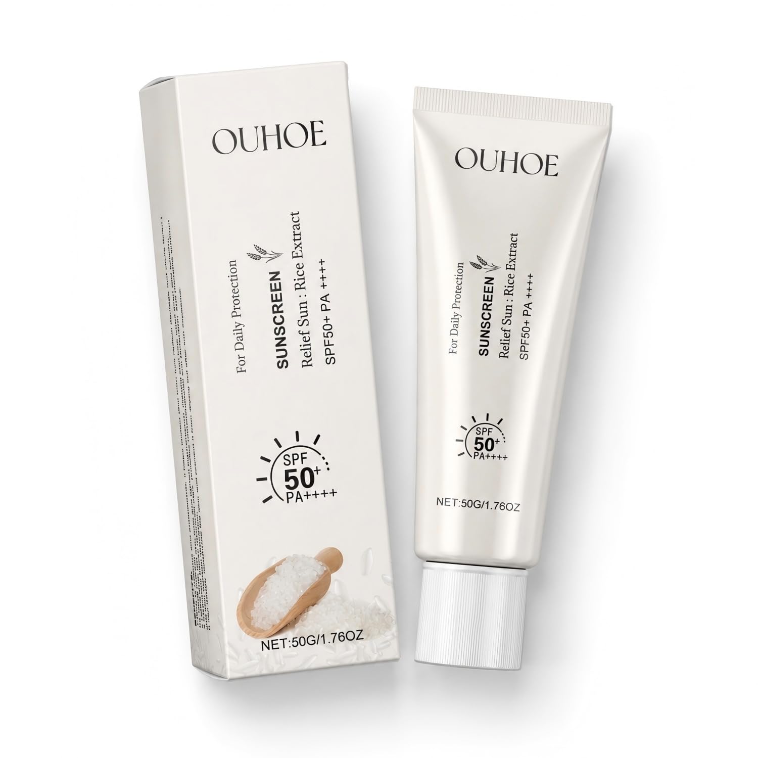 VOKO Gentle Daily Sunscreen SPF 40, Broad Spectrum UVA UVB Protection, Hydrating Facial and Body Sunscreen with Fermented Rice W