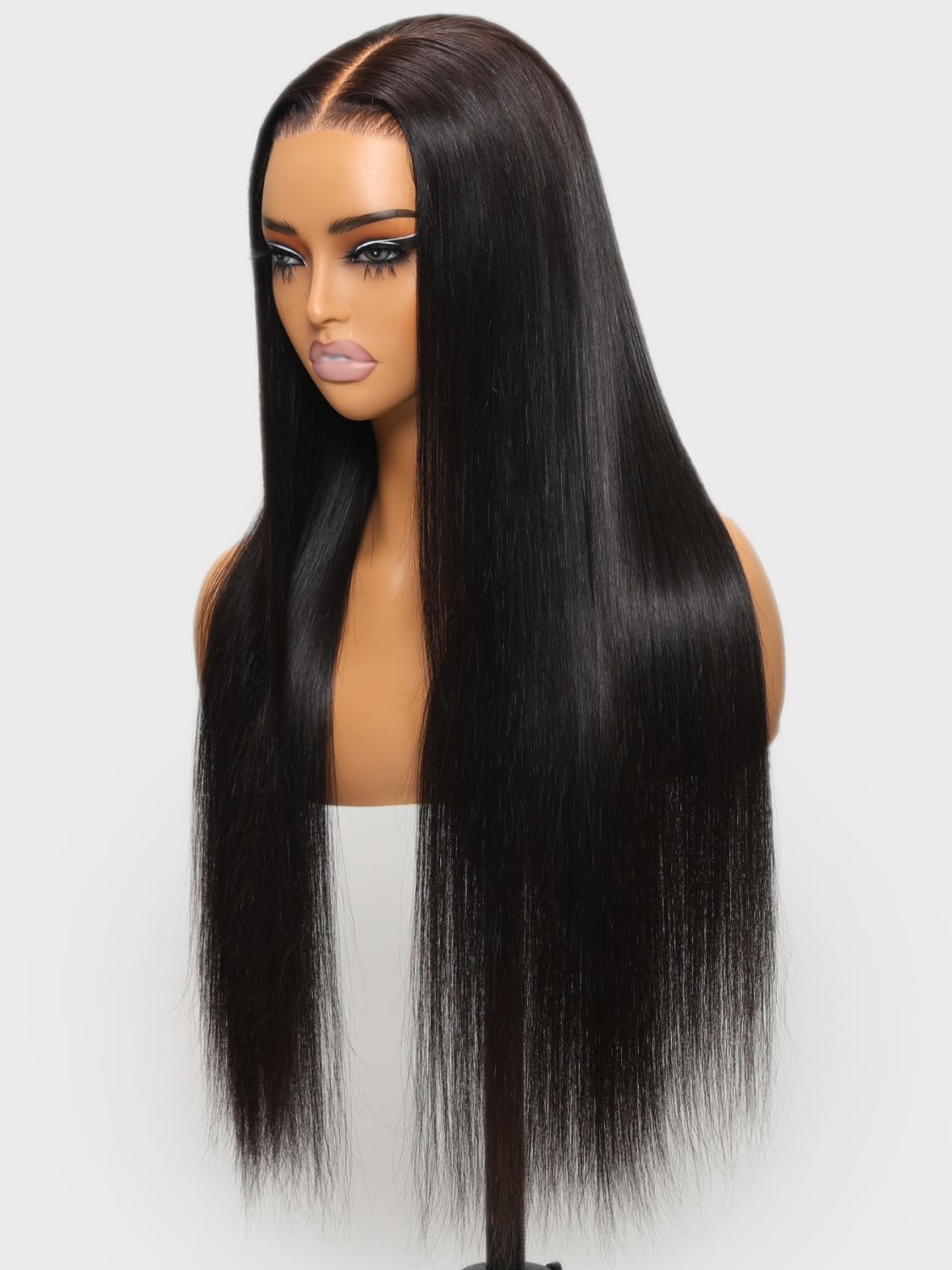 Unice Silk Straight Pre Everything Frontal Wig 13X4 Ear To Ear Pre Cut Lace Front Wigs Human Hair Bleached Invisible Knots Put O