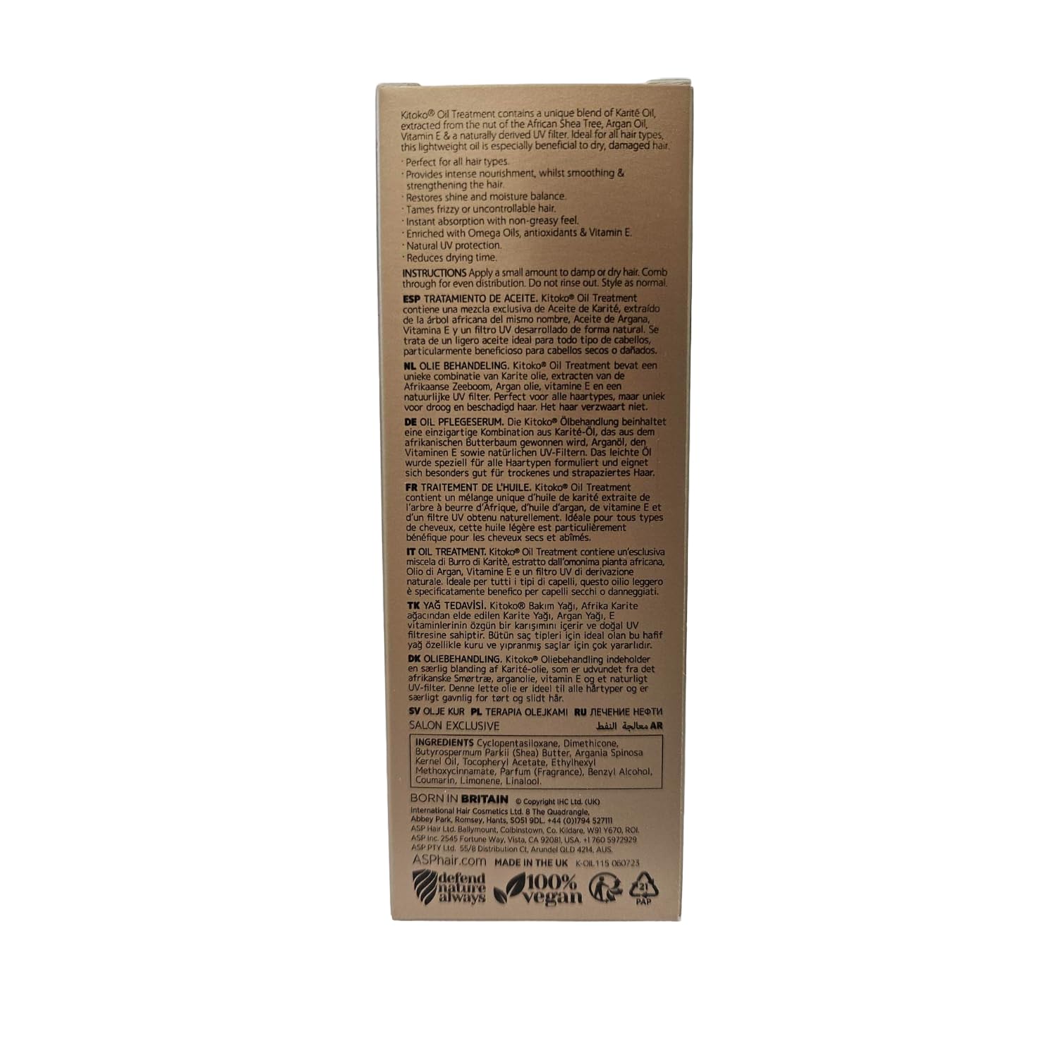 Affinage Kitoko Oil Treatment 3.88 Ounce With Easy Dispensing Pump
