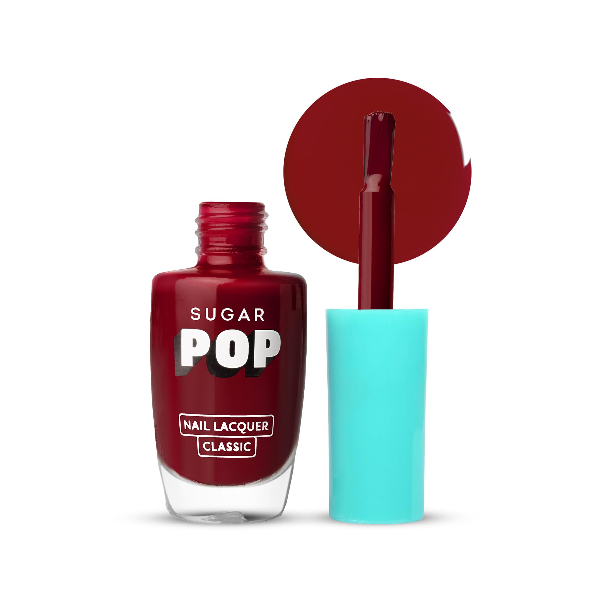Sugar Pop Glossy Finish Nail Lacquer 15 Bold Please10 Ml High Shine LongLasting Chip Resistant Quick Drying