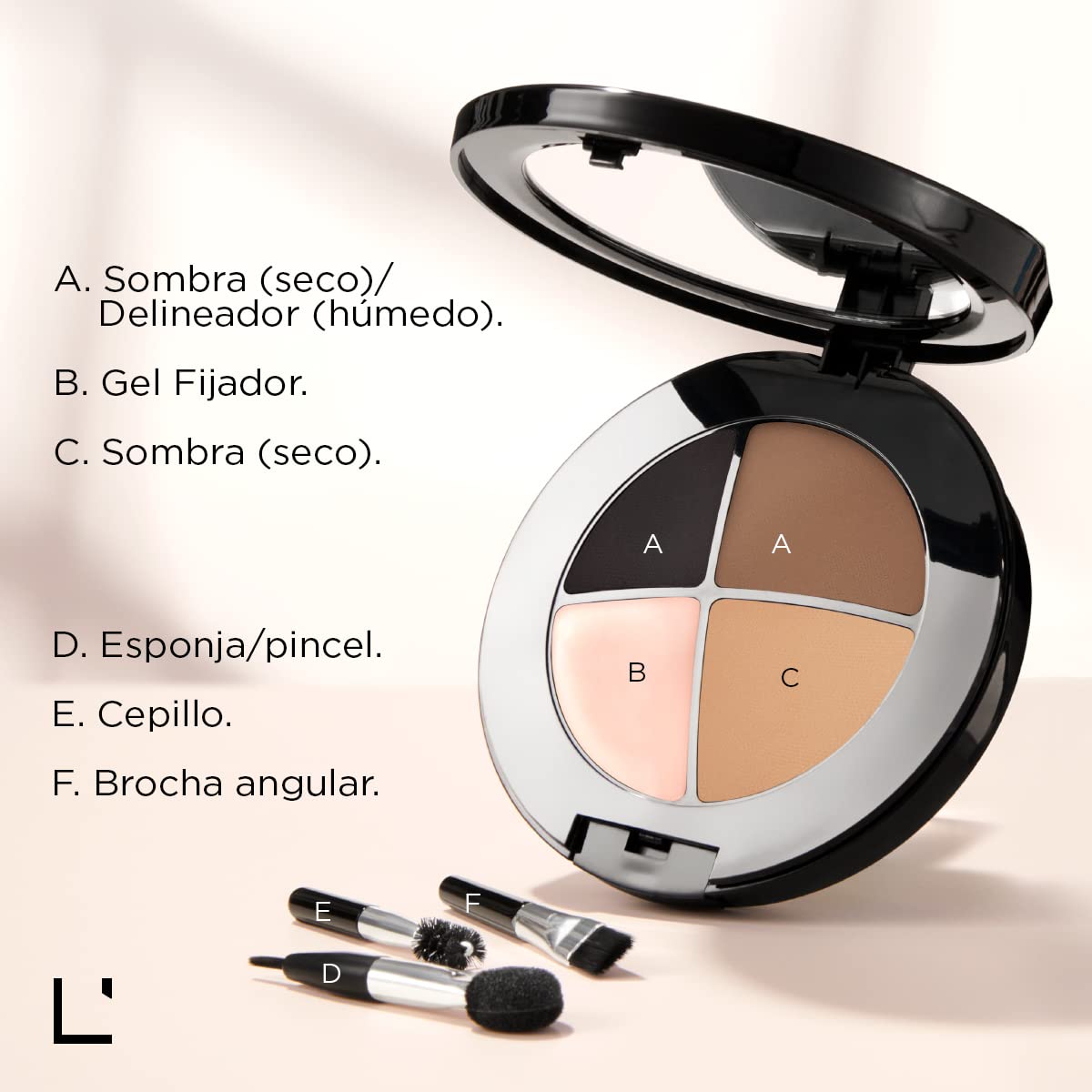 L'BEL - Perfecting Kit for Perfect Brows and Eyes 4.4g