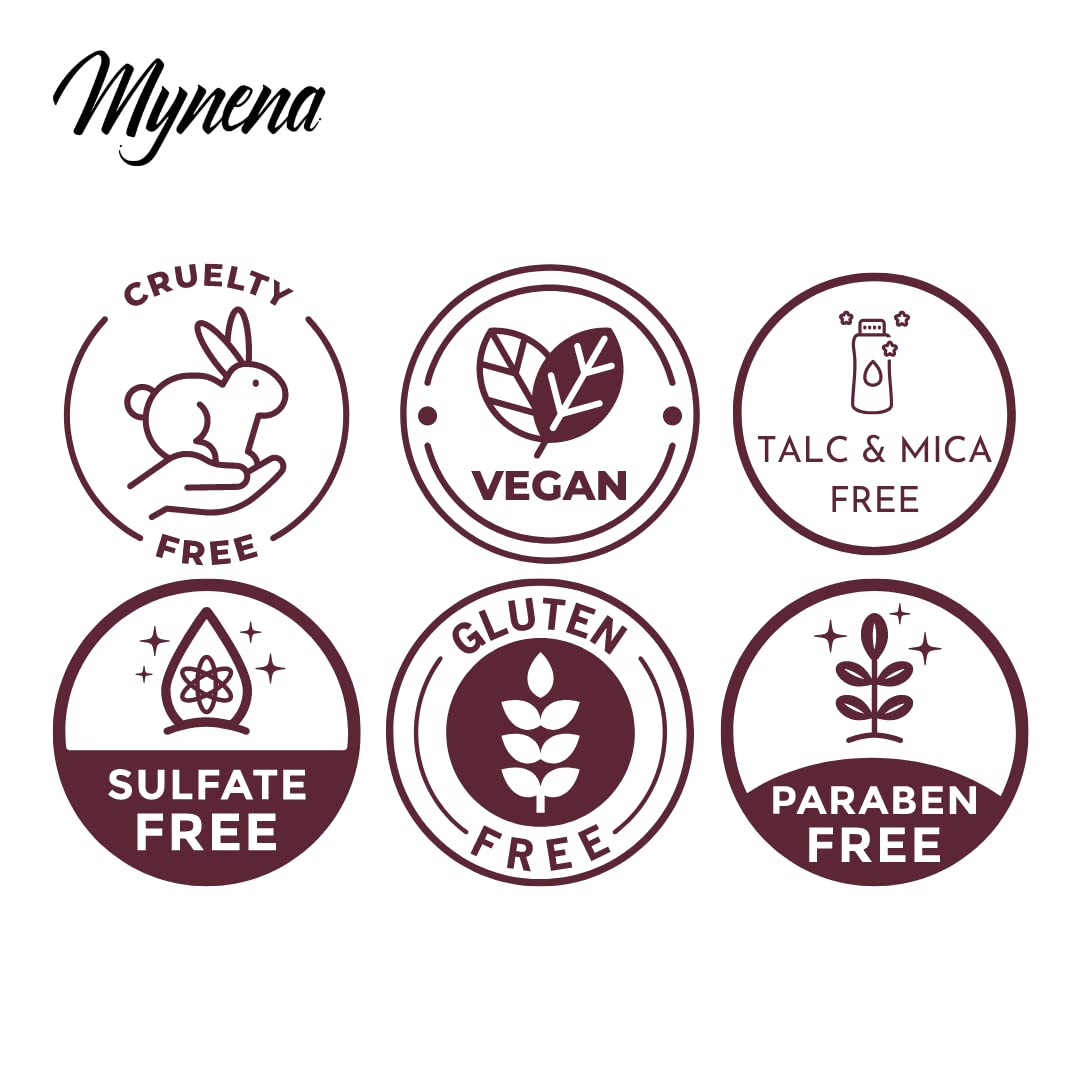 Mynena Burgundy Red Long-Lasting Matte Liquid Lipstick Intense Color Smudge-Proof & Waterproof Comfortable Hydrating Shea Butter