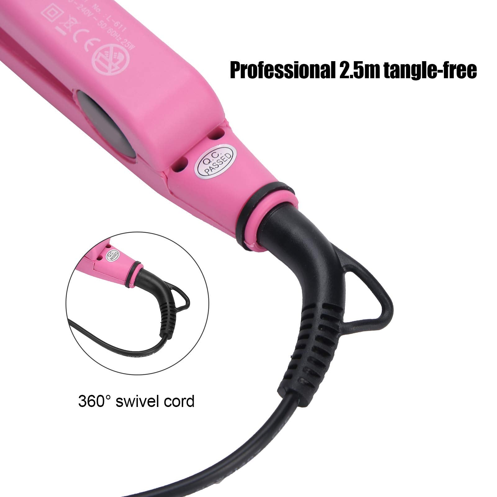 Professional Flat Shape Fusion Hair Extension Connector Machine Salon Fusion Iron Wand Melting Tool Wig Connector Tools Hair Sty
