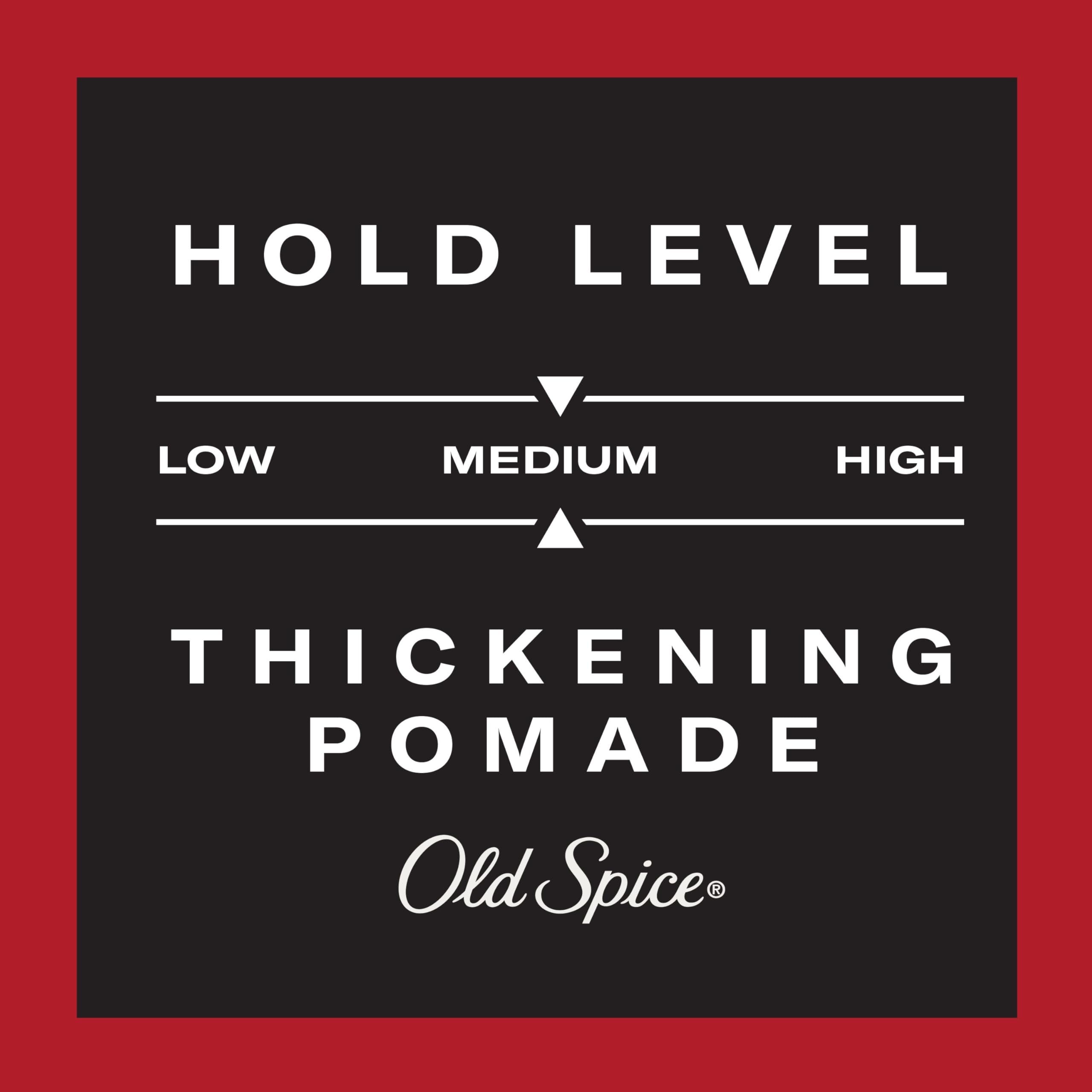 Old Spice Thickening Pomade for Men, Medium Hold with Low Shine, 2.22 oz