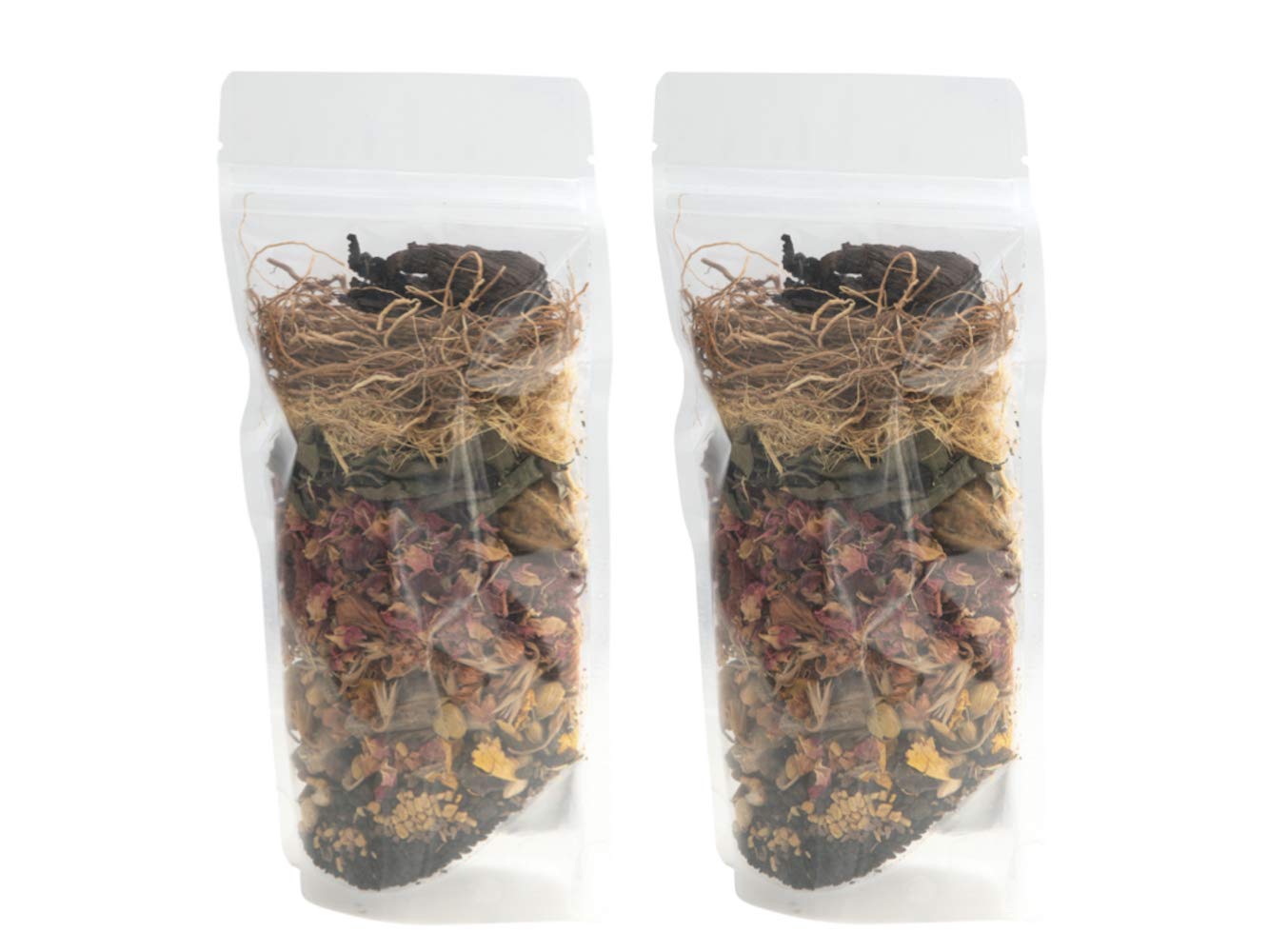 Yogis Gift | Ayurvedic Herbal Hair Oil Mix | 75 g x 2 packs | 18 Essential Herbs For Growth | 100% Natural Product Of India