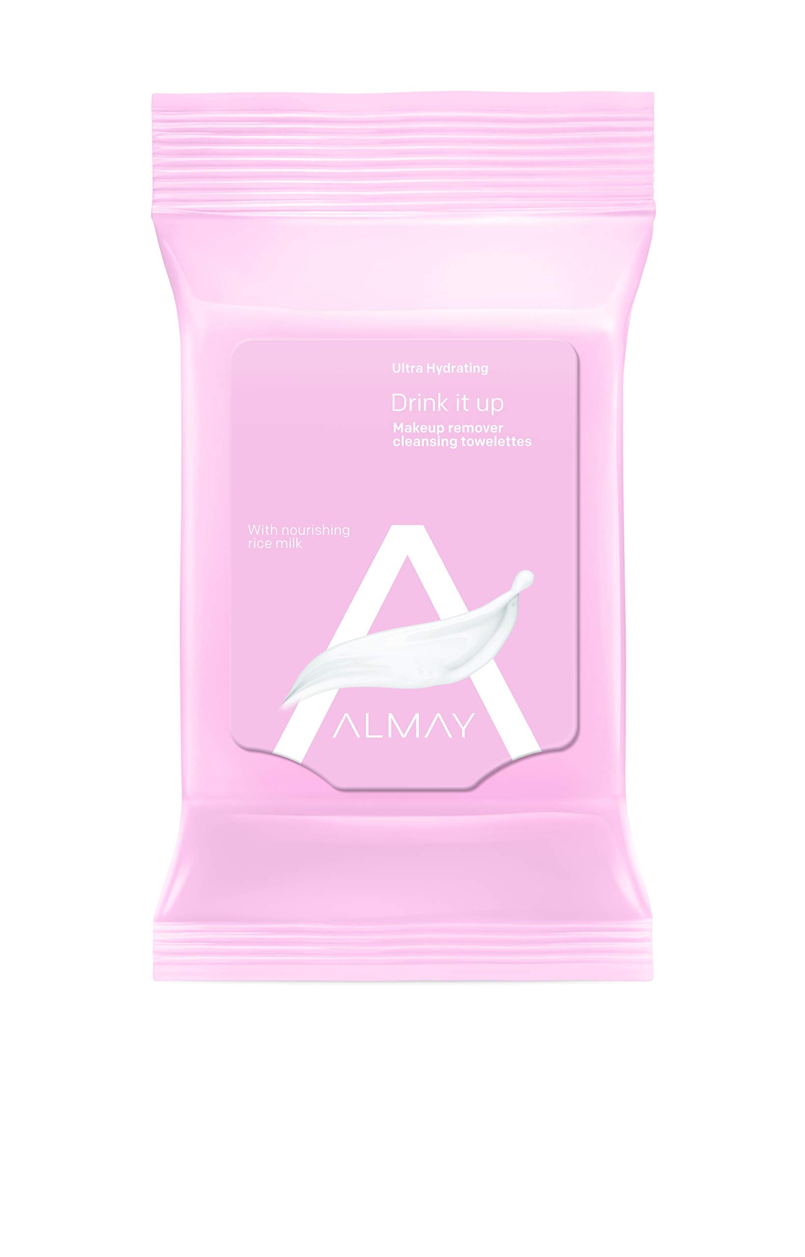 Almay Ultra Hydrating Makeup Remover Cleansing Towelettes, Hypoallergenic, Cruelty Free, Oil Free, Fragrance Free, Ophthalmologi