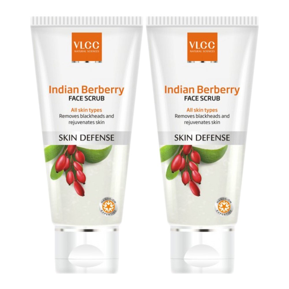 VLCC Indian Berberry Face Scrub, 80gm (Pack of 2)