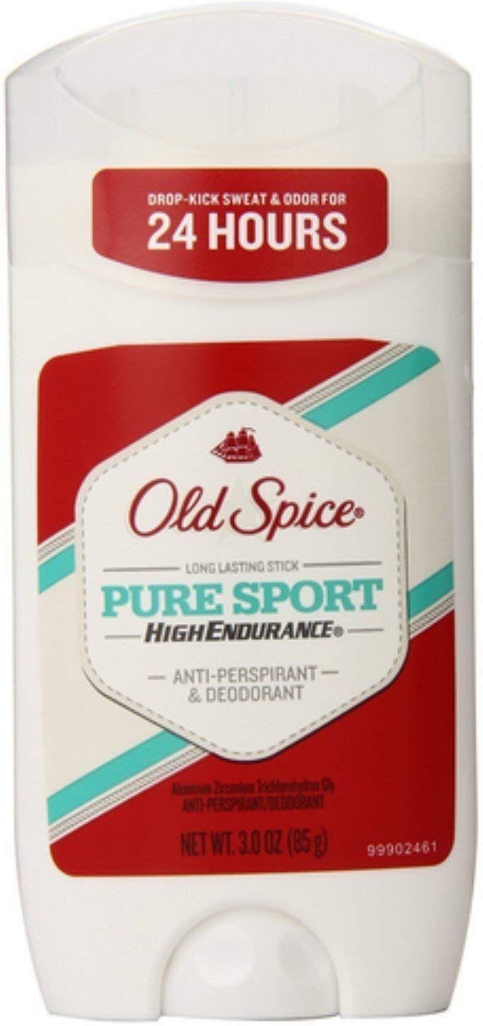 Old Spice High Endurance Anti-Perspirant & Deodorant, Pure Sport 3 Oz (Pack Of 7)