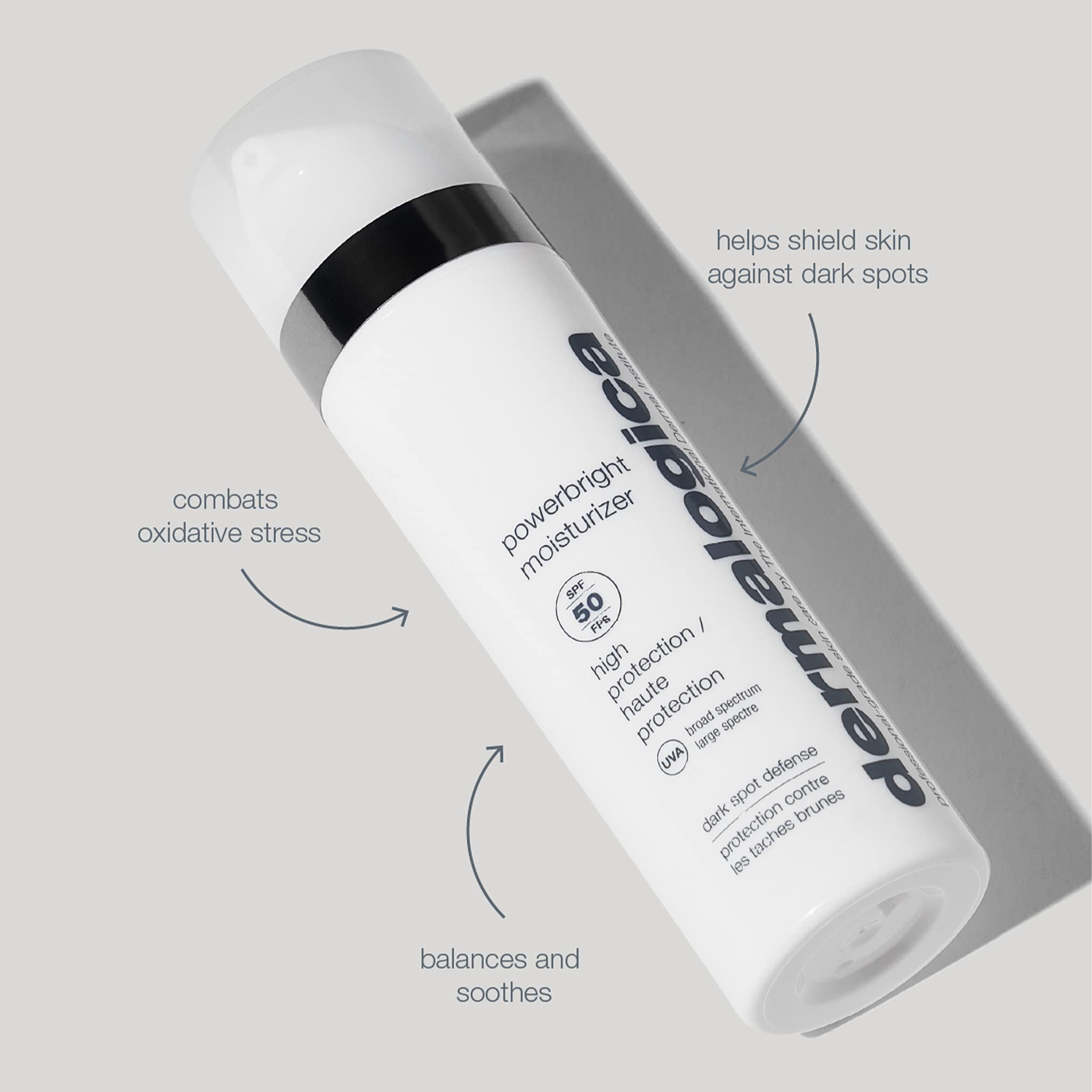 Dermalogica Powerbright Moisturizer Spf 50 Facial Sunscreen, Shields Skin Against Dark Spots With Niacinamide & Hyaluronic Acid,