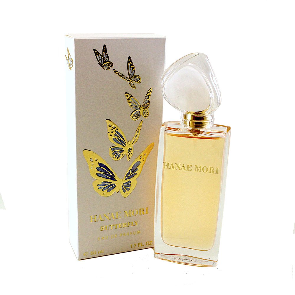 Hanae Mori Butterfly Eau De Parfum Spray for Women, 1.7 Fl Ounce