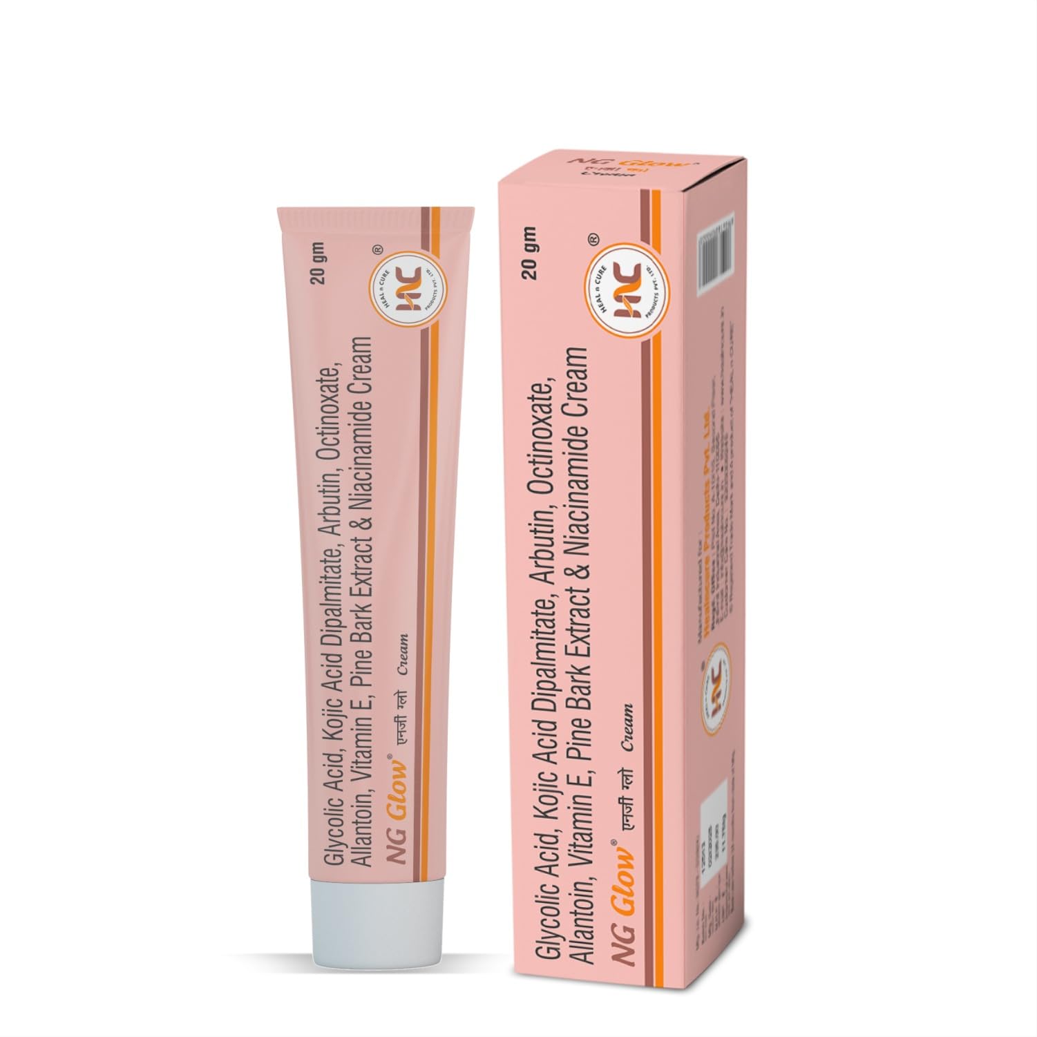 Ng Glow Cream  Enriched With Kojic Acid & Glycolic Acid | AntiMelasma, Pigmentation Removal, Remove Acne Scar, Dark Spots, Une
