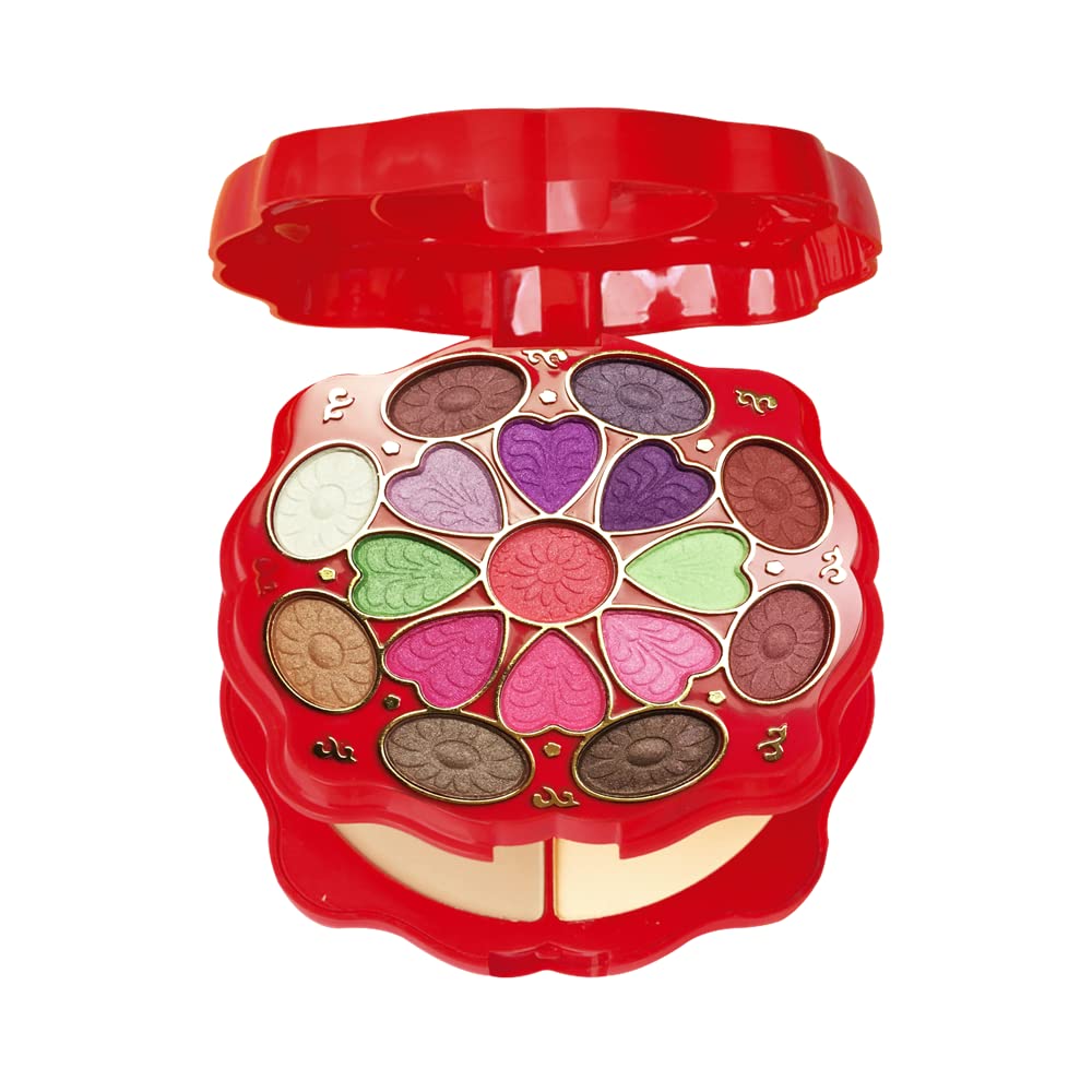 Nyamah Sales Mini Makeup Kits Eye Shadow Blusher Compact Powder Lip Gloss Brush And Puff Combo Pack For Girls Cosmetic Tools Mul