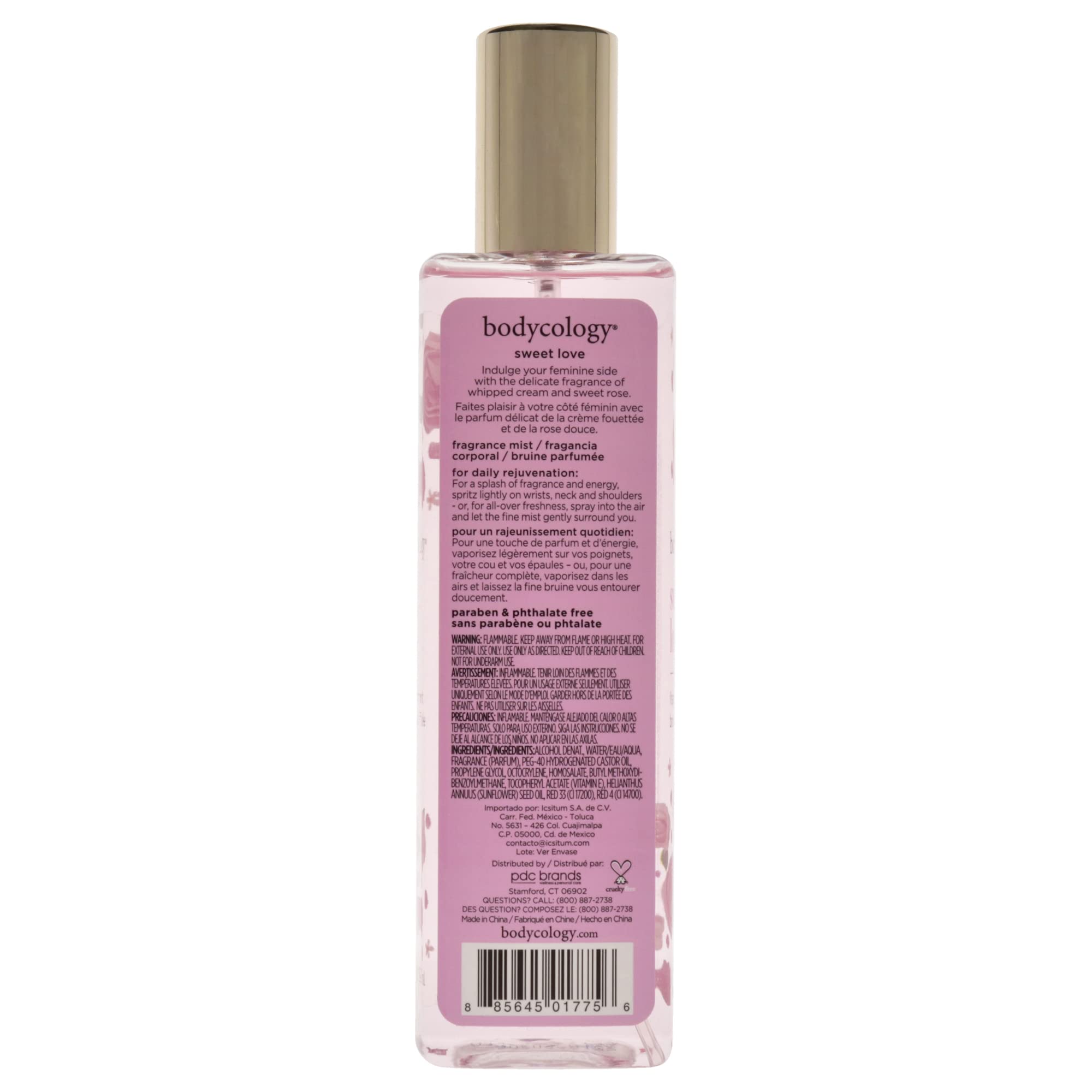B  dyc  log Sweet Love P  rfum   by B  dyc  log, 8 oz B  dy M  st Spray for Women