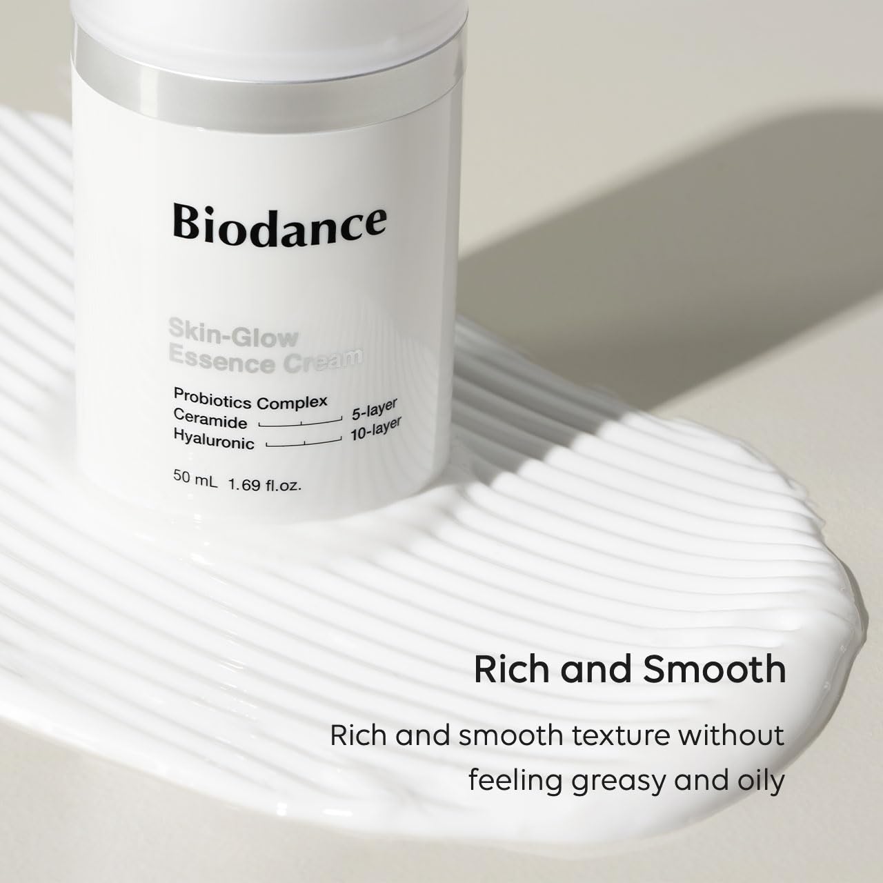 Biodance Skin-Glow Essence Cream | Korean Face Cream & Hydrating Facial Moisturizer With Ceramides, Probiotics, Hyaluronic Acid