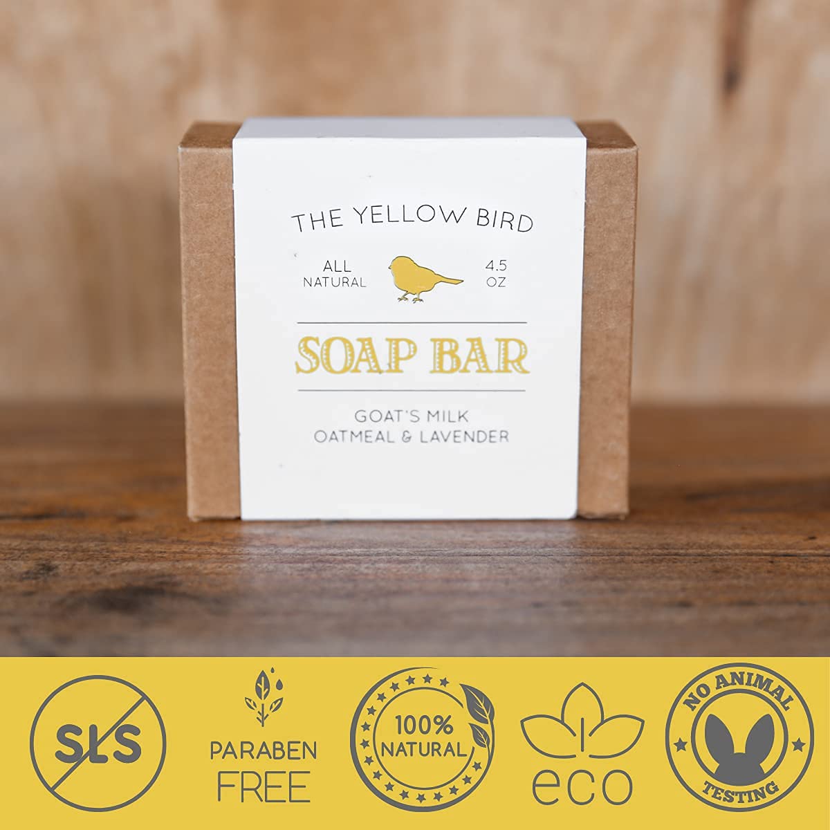 Lavender Goats Milk Soap Bar With Oats - Gentle Exfoliating Bath Soap. Moisturizing Dry Skin Face & Body Wash. Mild Natural And