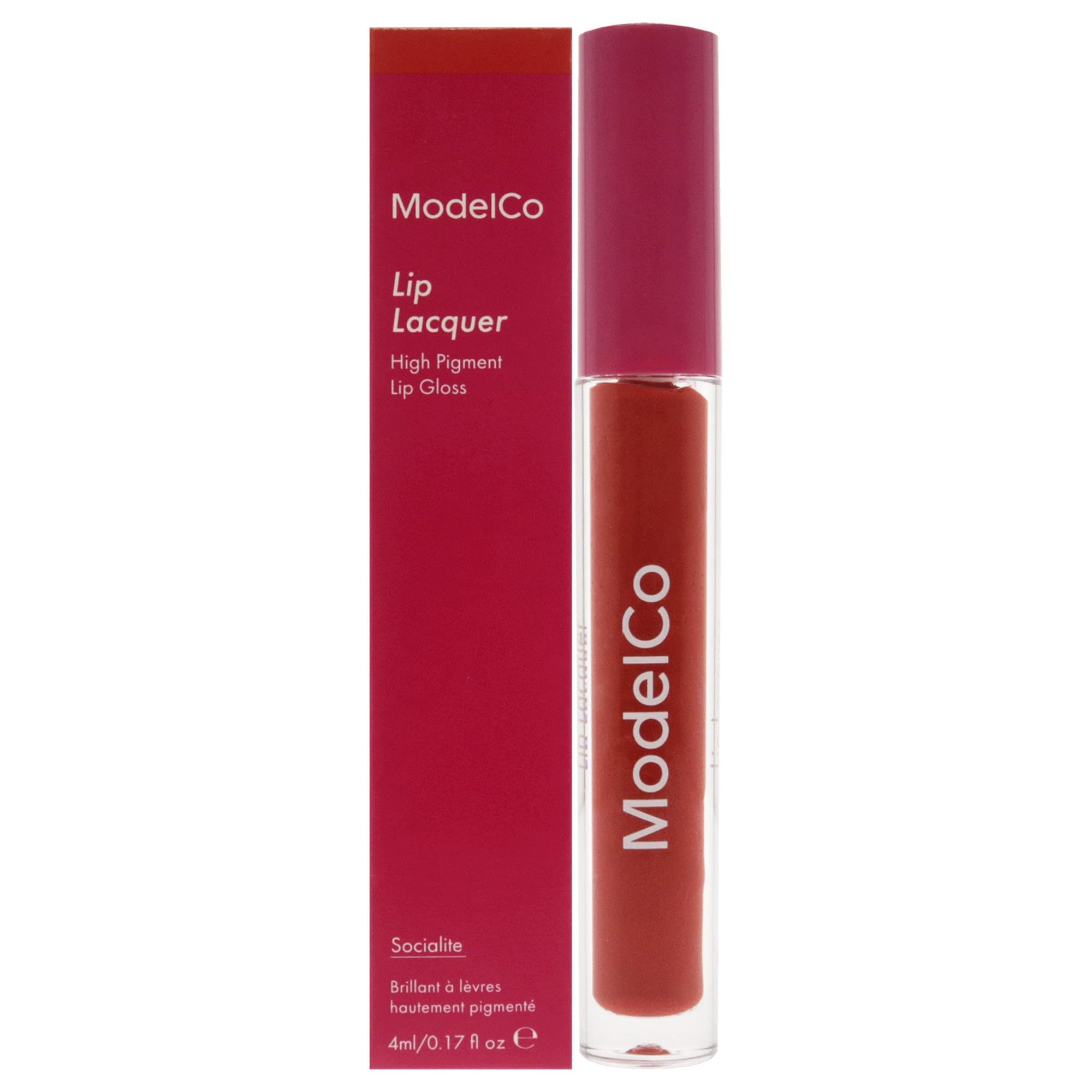 MODELCO Lip Lacquer - High-Pigment, Long-Wear Color - Non-Sticky, Comfortable Finish - Instantly Plumps Lips - Provides All-Day 