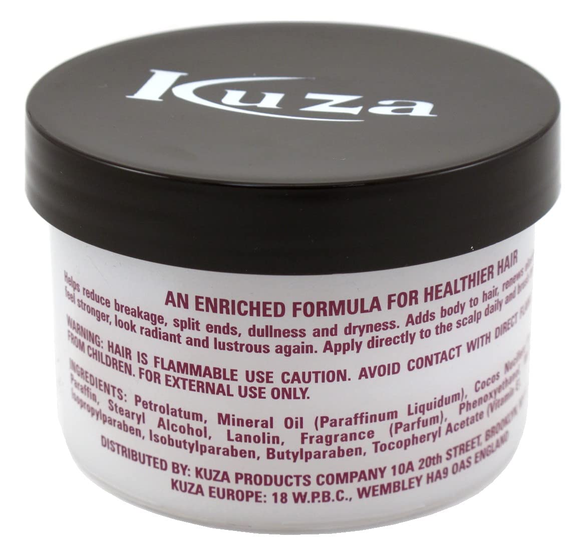 Kuza Coconut Oil Conditioner Hair Dressing 8 Oz