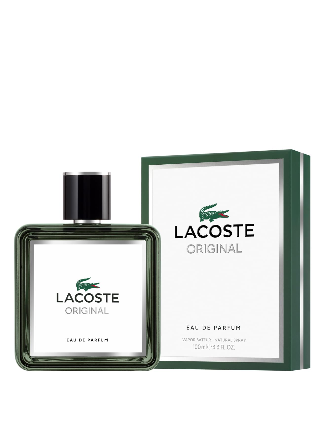 Lacoste - Original Eau de Parfum - Mens Fragrance - Fougere Woody Ambery - With notes of Pink Pepper, Lavender, and Sandalwood 