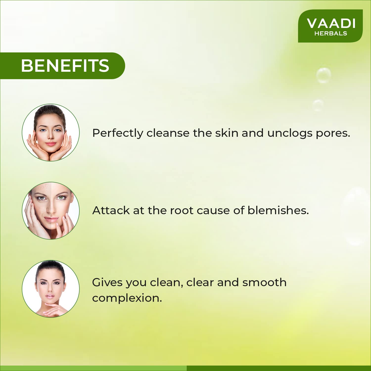 Vaadi Herbals Lemongrass Anti?Pigmentation Herbal Facial Cleansing Creams All Natural Paraben Free Sulfate Free Suitable For Bot