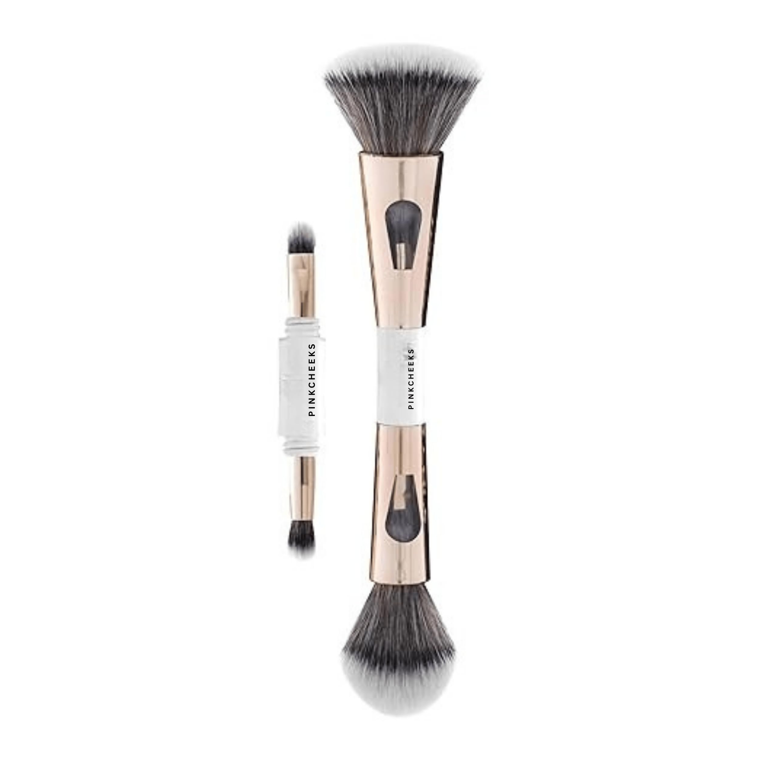 4 In 1 Multifunctional Makeup Brush Set With Foundation Brush, Powder Brush, Eyeshadow Blending Brush & Flat Brush | Feathery So