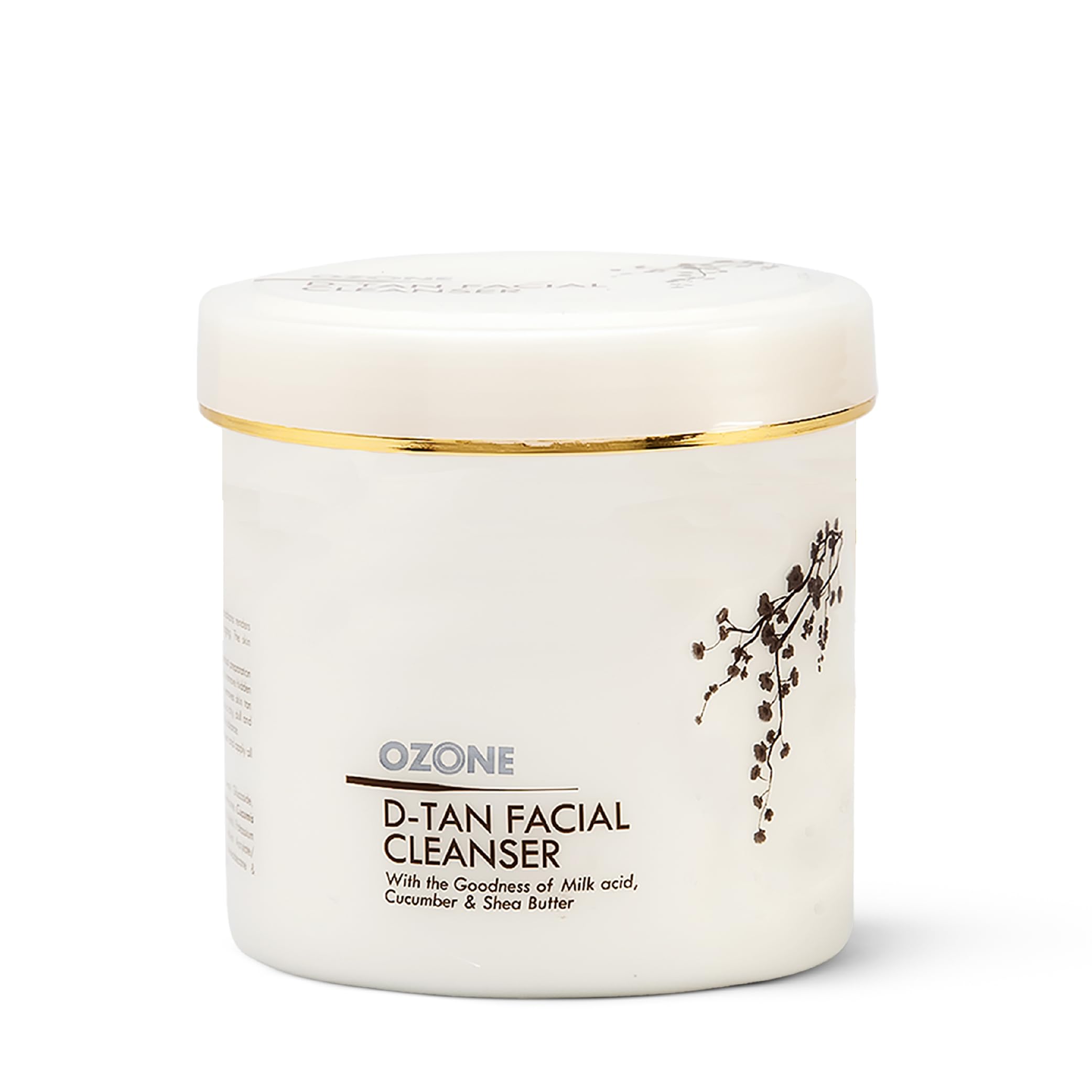 Ozone D-Tan Facial Cleanser | Enriched With Cucumber, Shea Butter & Milk | Detan Face Cleanser For Men & Women | All Skin Types,