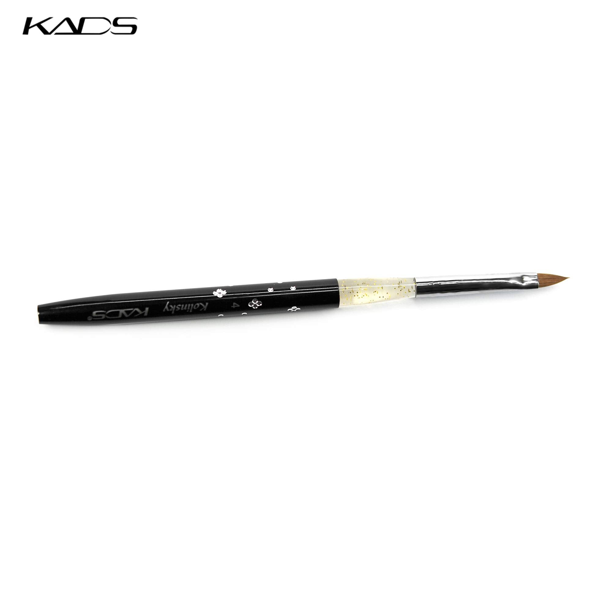 Kads Kolinsky Sable Acrylic Nail Brush Fashion Acrylic Nail Brushes For Nail Art Size 4#