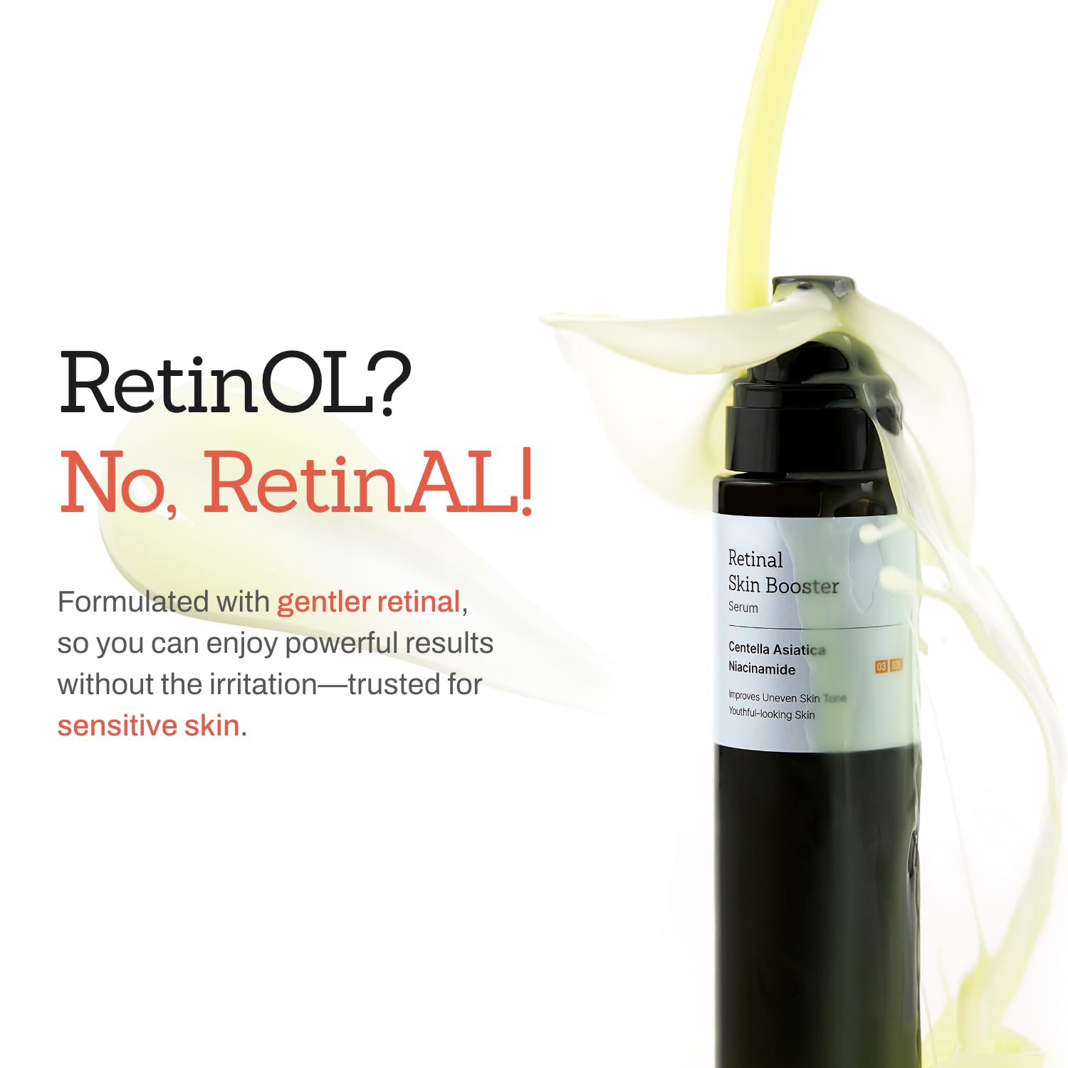 Meditherapy Retinal Skin Booster Serum - Advanced Retinol Serum For Face - Hydrating And Firming Facial Serum For Uneven Skin To