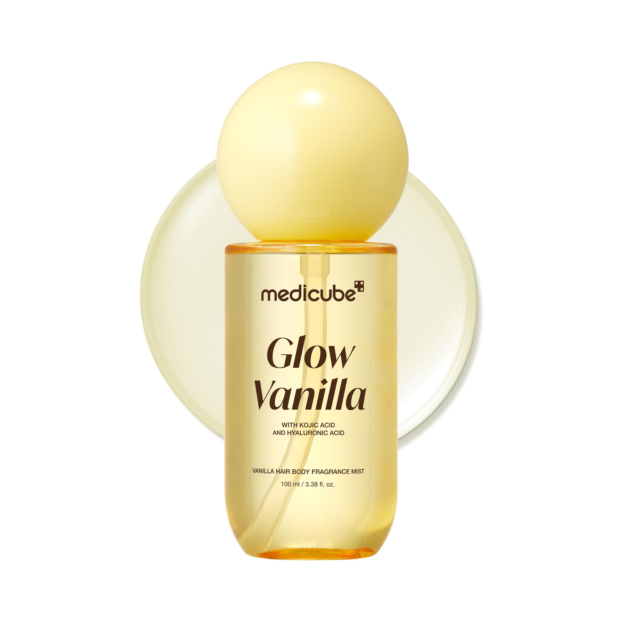 medicube Glow Vanilla Hair & Body Fragrance Mist, 3.38 fl. oz.