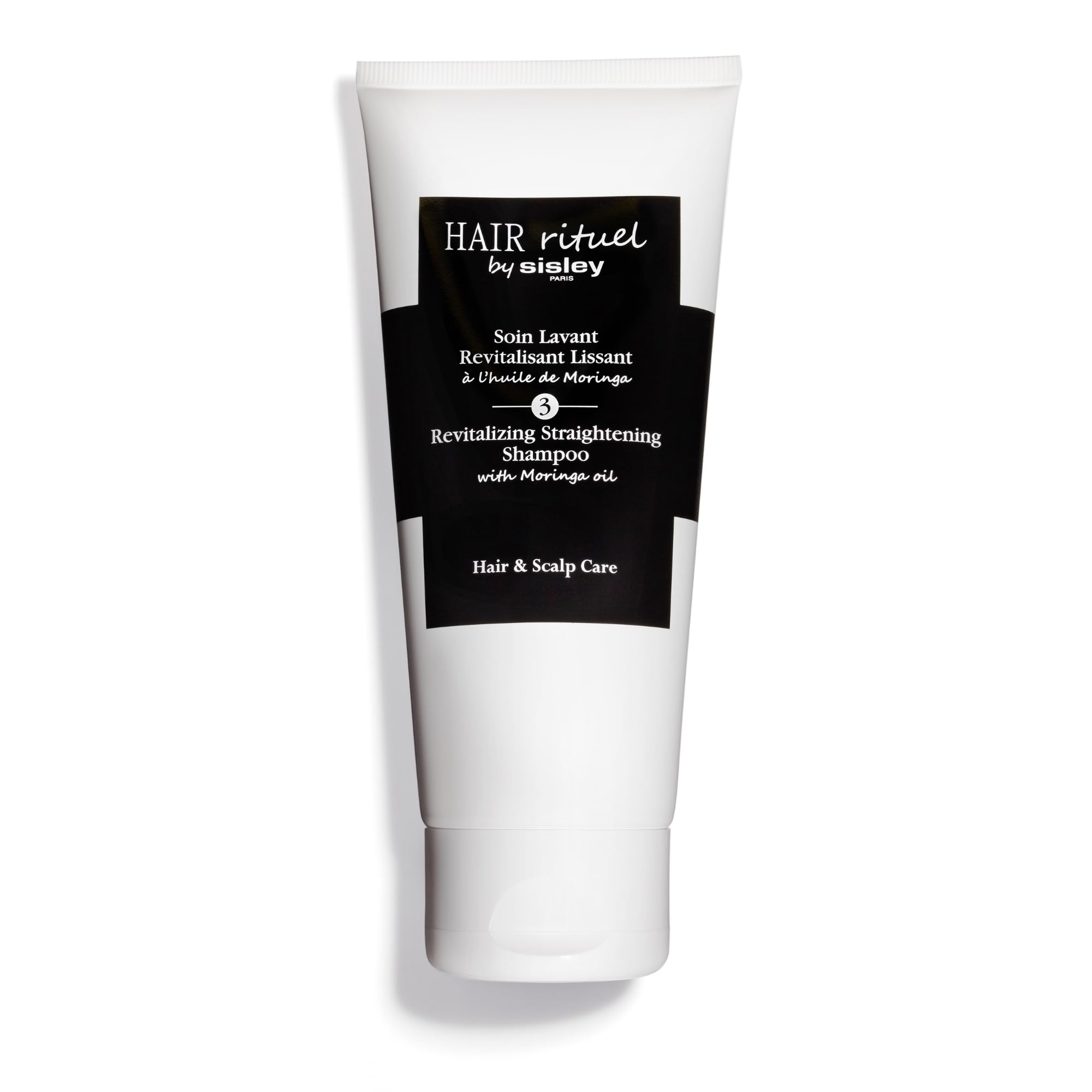Hair Rituel by Sisley Paris Revitalizing Straightening Shampoo with Moringa Oil - 200 mL - Gently Cleanses, Improves Look of Shi