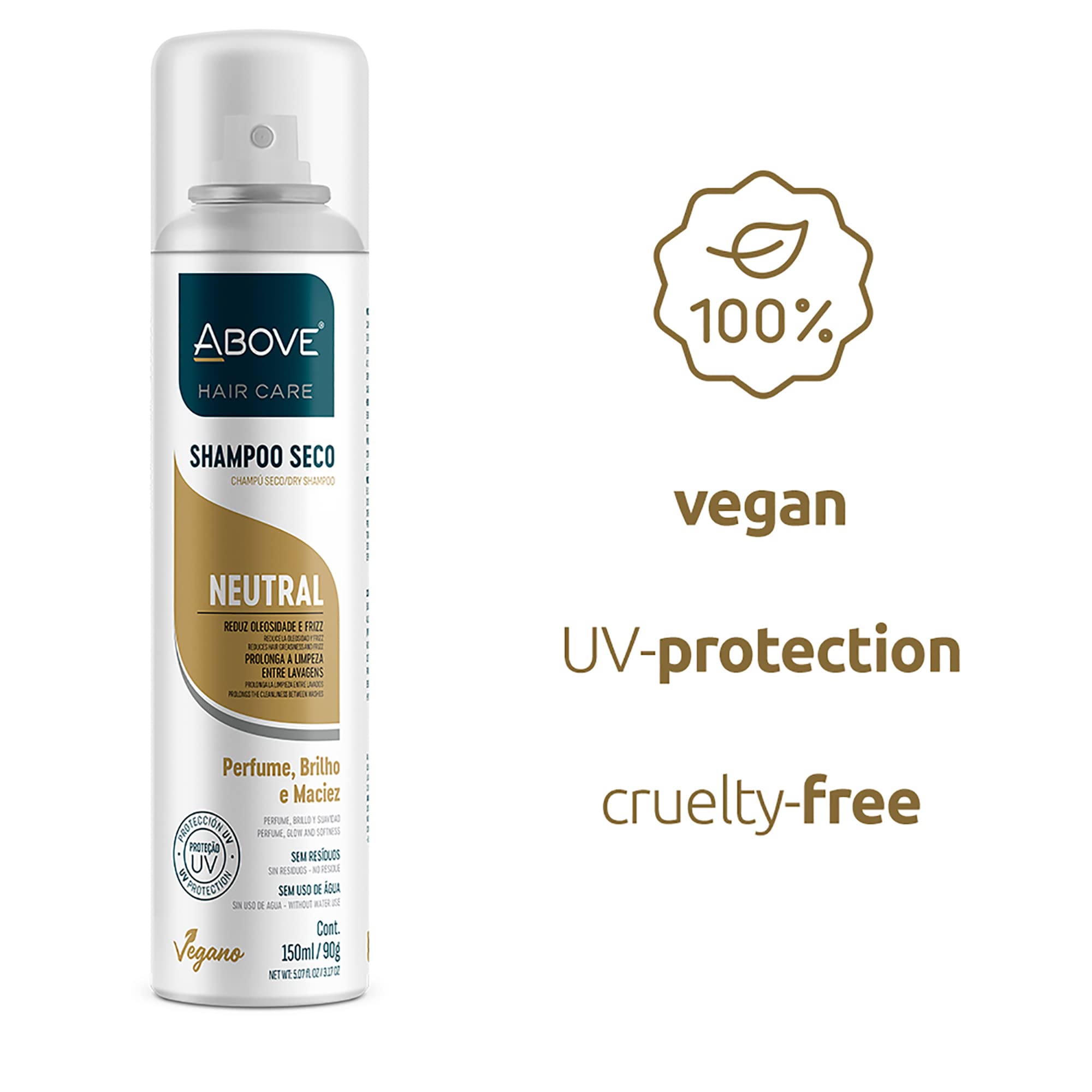Above Neutral - Dry Shampoo - Absorbs Excess Oil Between Washes - Gives Softness And Shine To Your Strands - Does Not Leave Resi