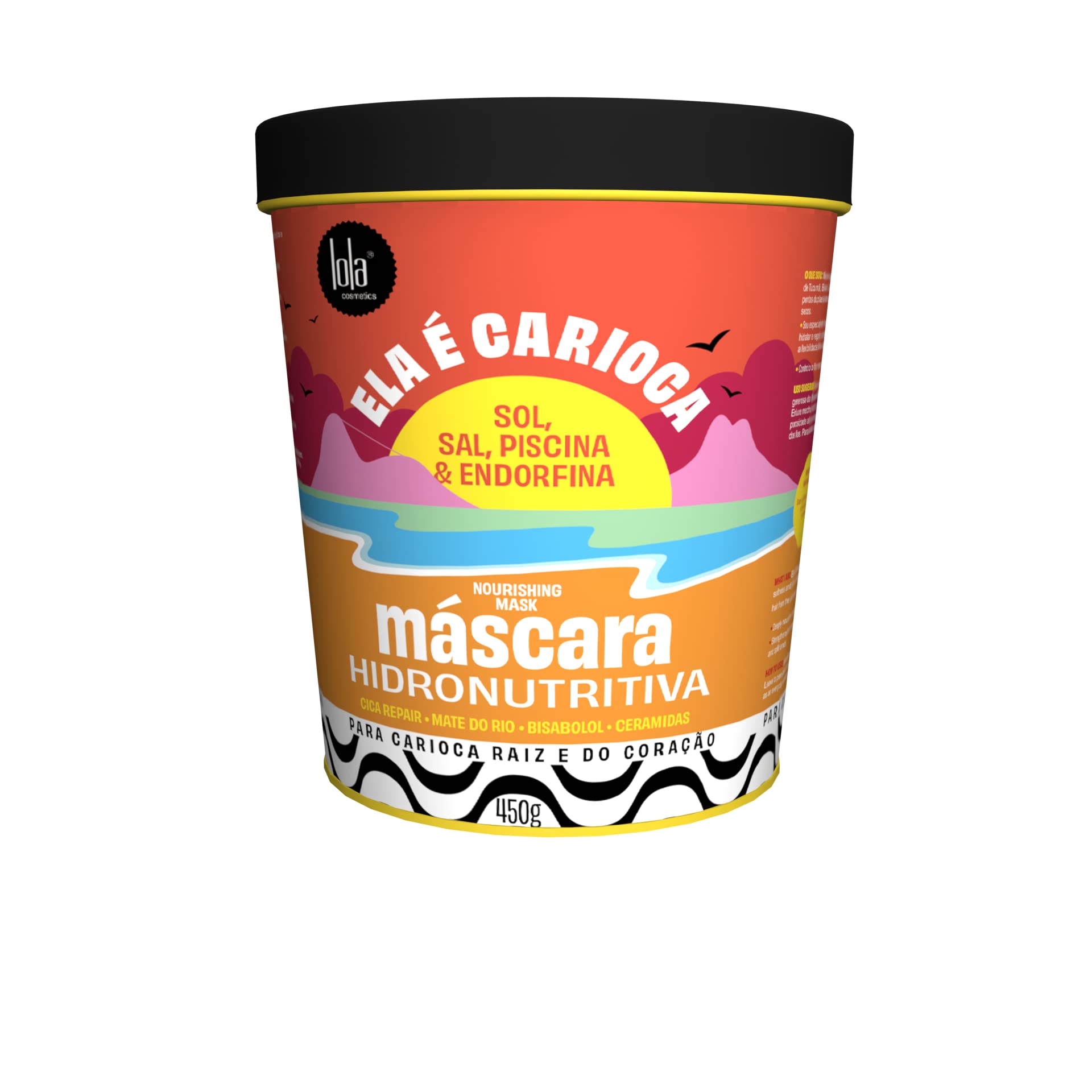 Lola From Rio - Ela E Carioca - Deeply Nourishing Hair Mask For All Types Of Damaged Hair, Restores Softness, Shine, Protection