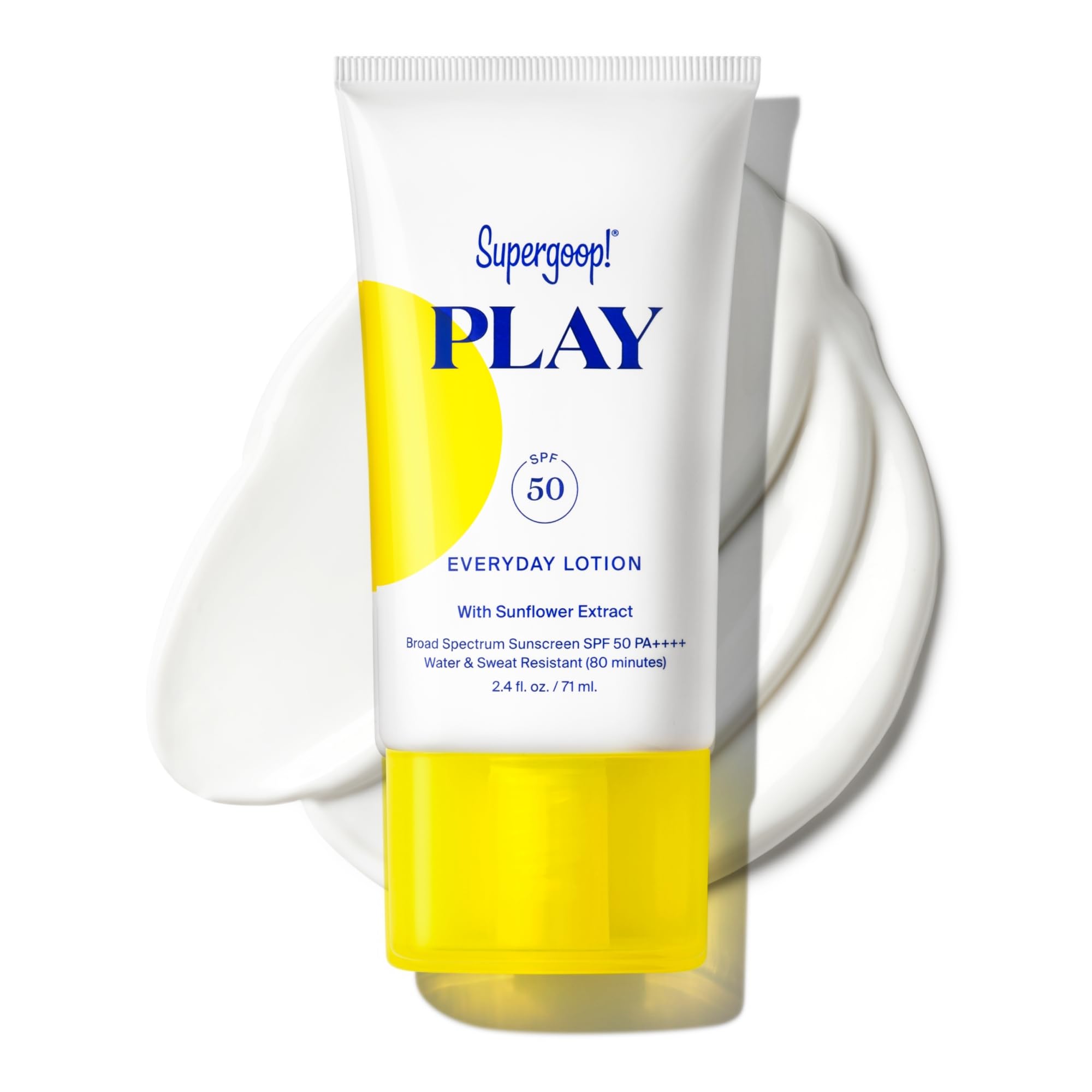 Supergoop! Play Everyday Lotion Spf 50-2.4 Fl Oz - Broad Spectrum Body & Face Sunscreen For Sensitive Skin - Great For Active Da