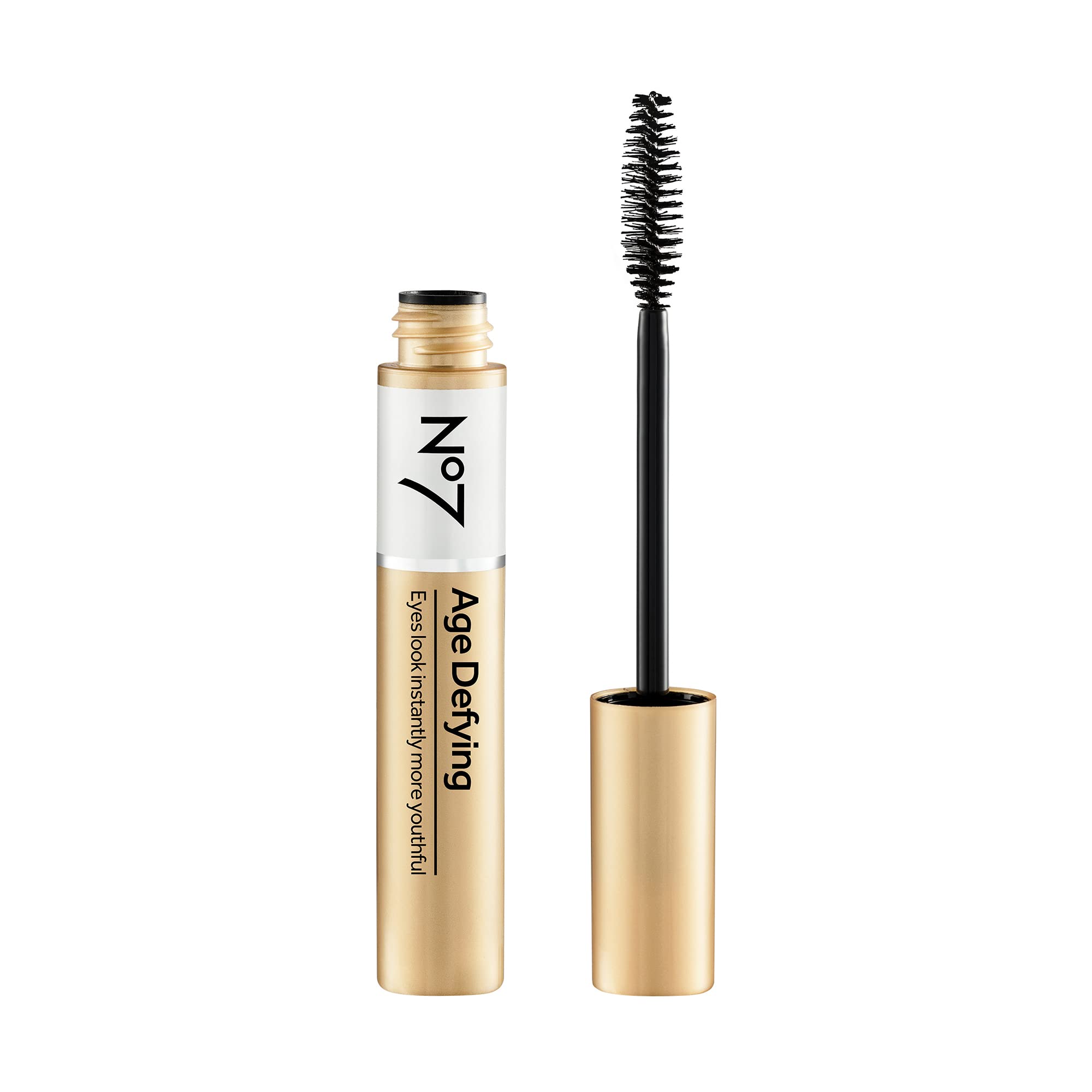 No7 Age Defying Eye Mascara - All-in-One Eyelash Mascara for Enhanced Length, Curling & Volumizing Eyelashes - Smudge & Clump Fr