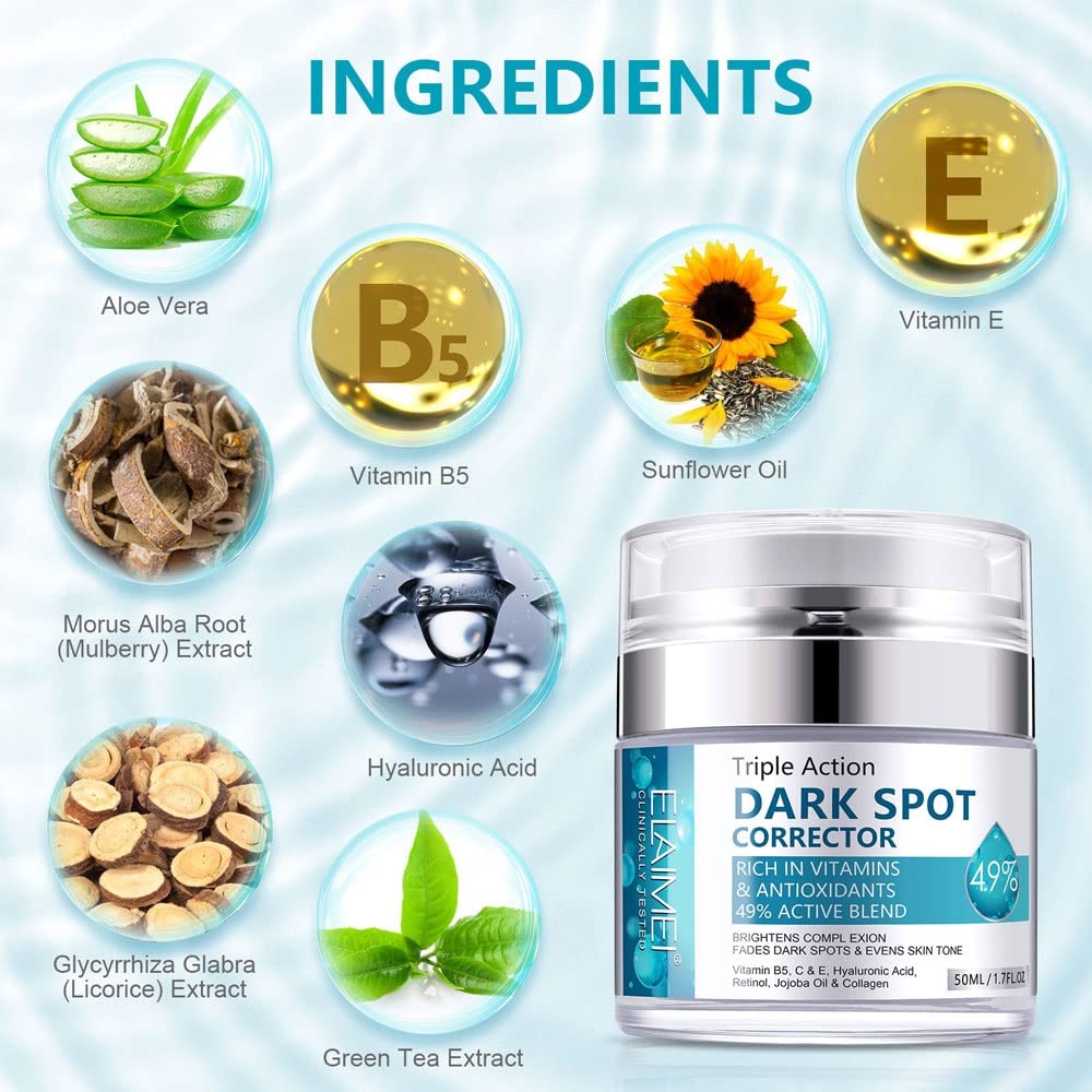 Swetiyou Dark Spot Remover For Face, Fast-Acting Dark Spot Corrector Remover For Face And Body Hyperpigmentation, Fades Melasma,