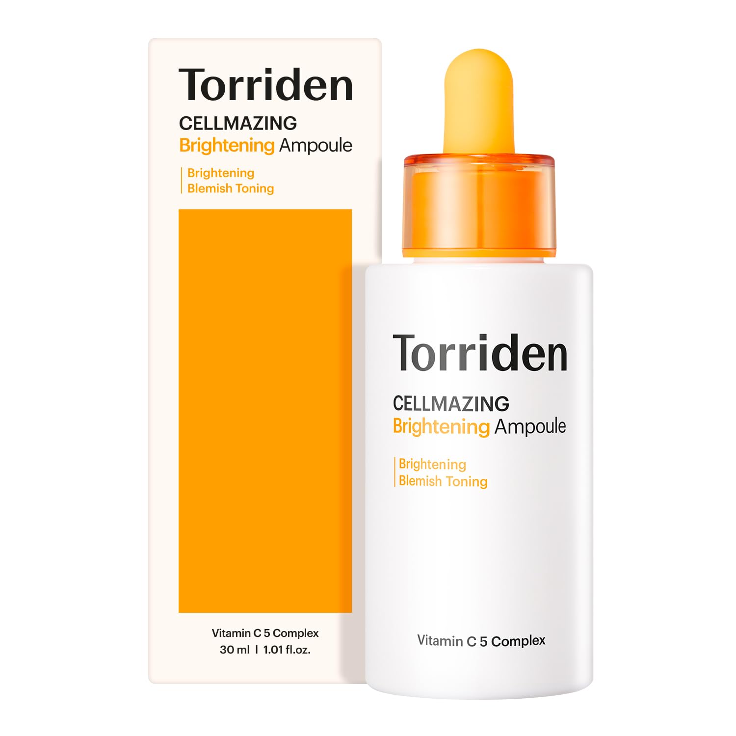 Torriden Cellmazing Vita C Ampoule 1.01 Fl. Oz | Refining Sagging Pores And Skin Texture With 5D Vitamin C, A Seaweed Complex, A