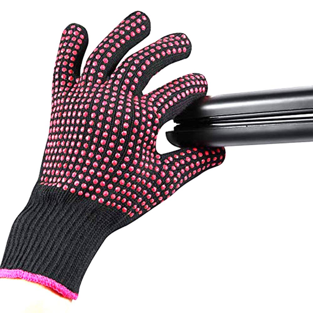 AFT90 Heat Resistant Glove for Hair Styling - Silicone, Pink, 1 Count
