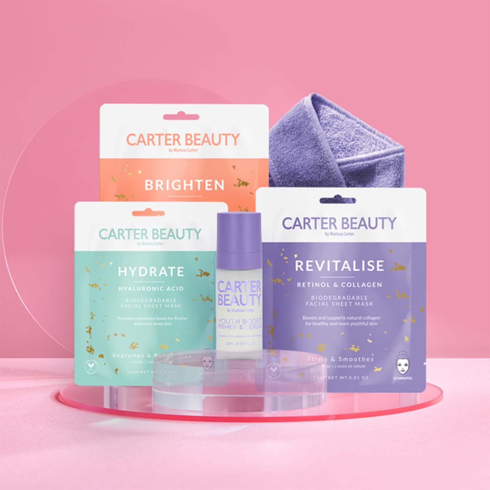 Carter Beauty The Self-Care Edit Set for Women 5 Pc