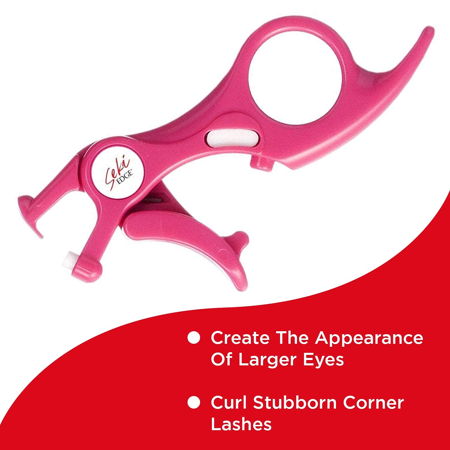 Seki Edge Spot Eyelash Curler (SS-600) - Lash Curler Adds Curl, Lift & Definition to Outer Corners of Lashes - Help Eyes Appear