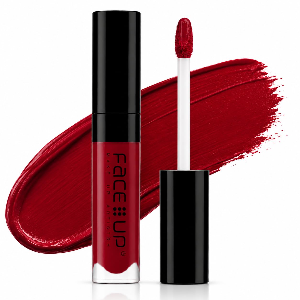 Face Up Creamy Matte Non Transfer Liquid Lipstick | Waterproof And Kiss Proof Lipstick | Full Coverage | Waterproof | Shade  Ru