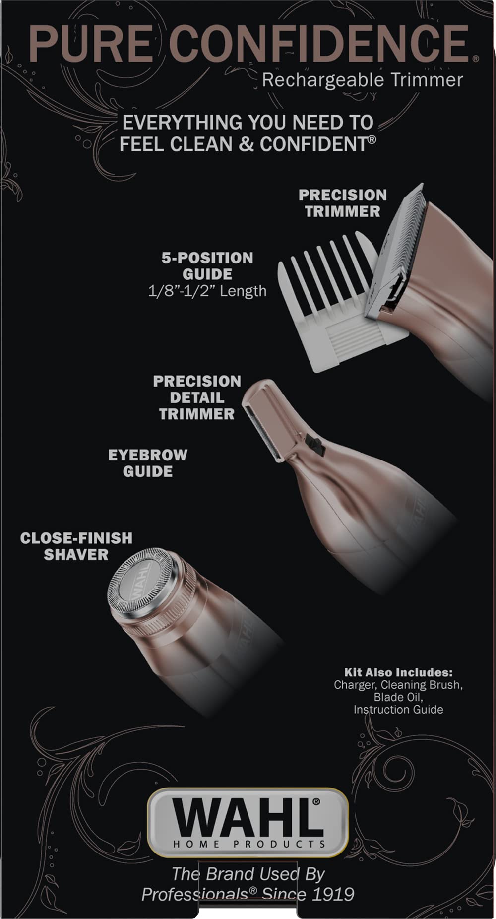 Wahl, Pure Confidence Ladies Rechargeable Trimmer