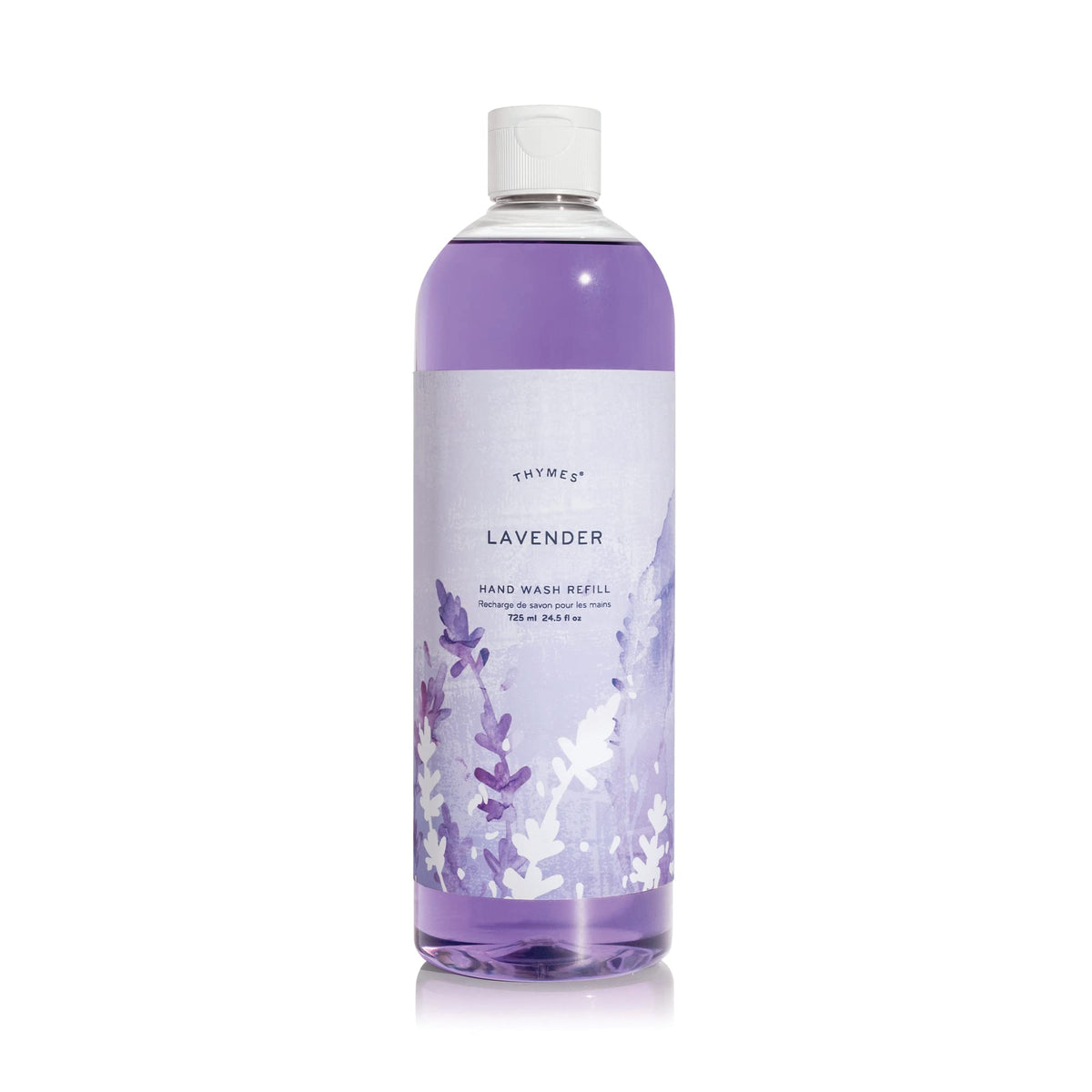 Thymes Lavender Hand Wash Refill - Scented Liquid Hand Soap - Nourishing and Lightly Scented, Ideal for Daily Cleansing - Relaxi