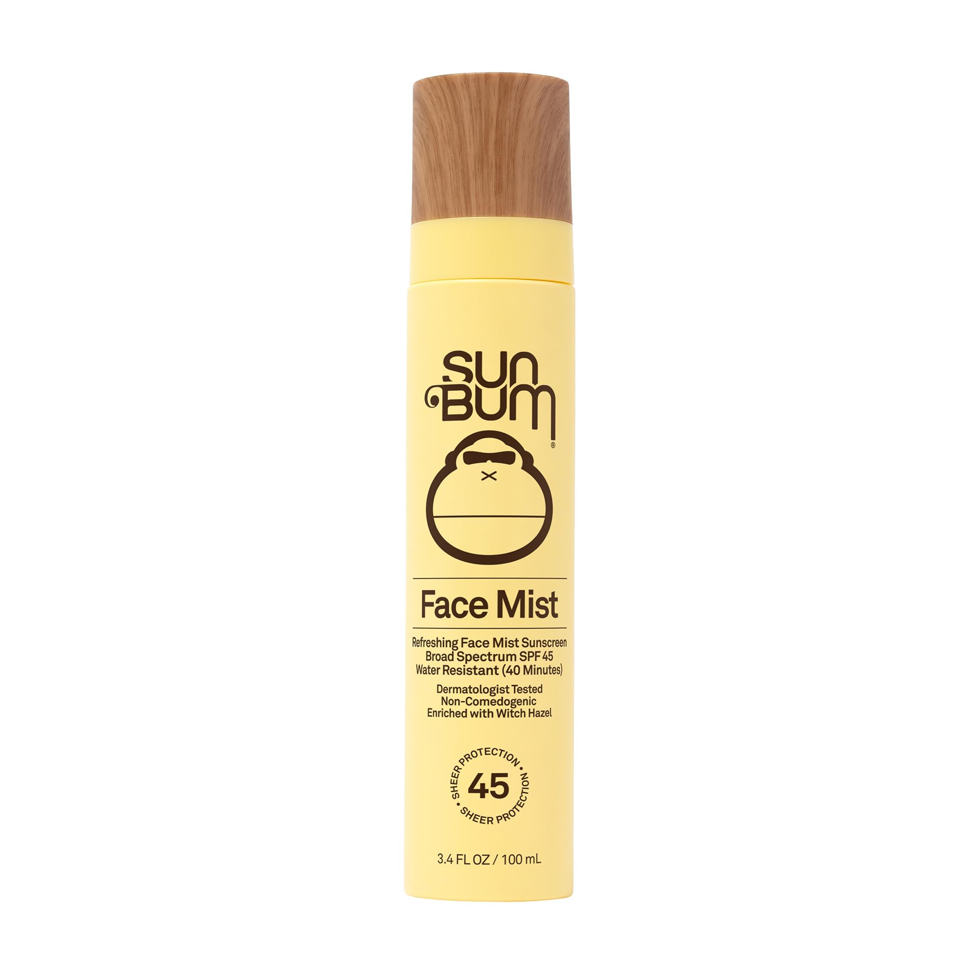 Sun Bum Original Spf 45 Sunscreen Face Mist 3.4 Oz