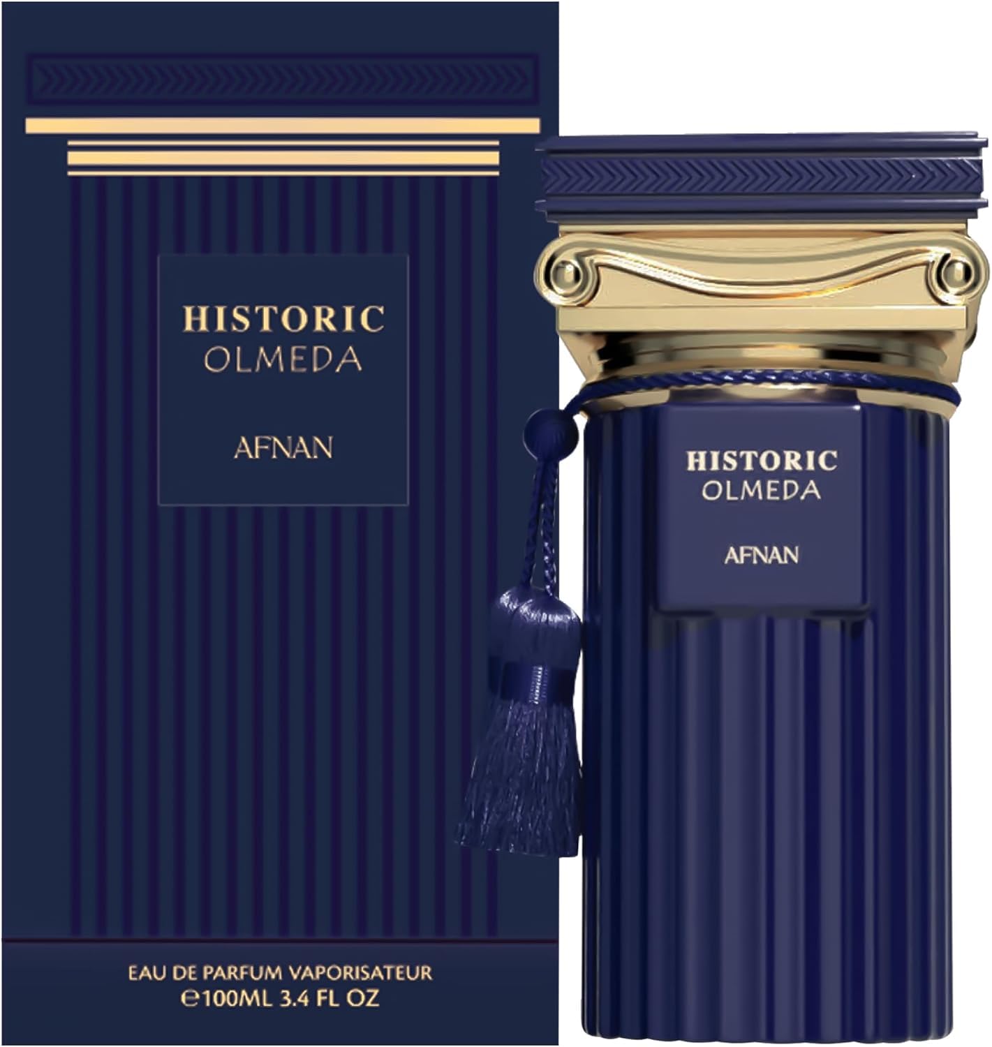 Afnan Historic Olmeda Eau De Parfum Spray for Men, 3.4 Fl. Oz