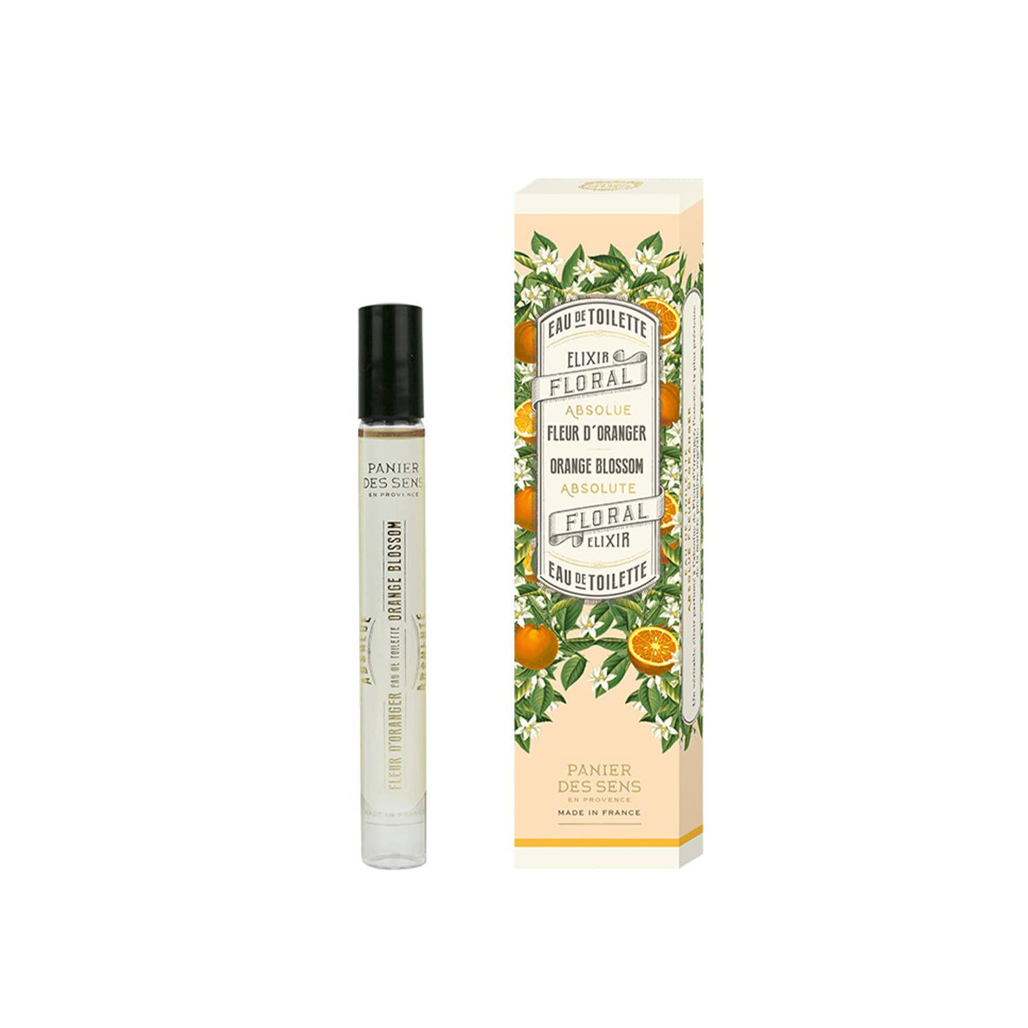 Panier Des Sens - Orange Blossom Roll-On Eau De Toilette - Mini Perfume For Women - Natural, Floral Fragrance - Women'S Eau De T