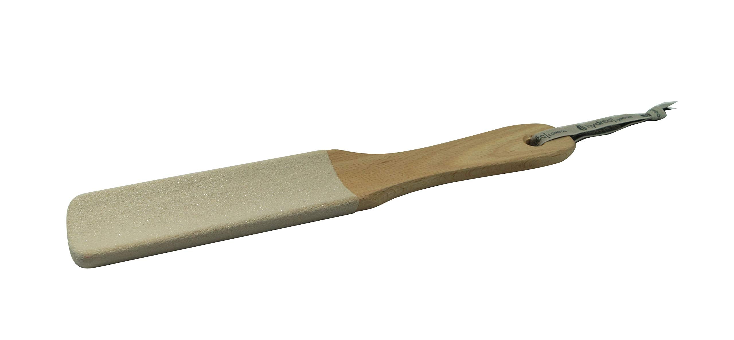Hydrea London Curved Wooden Foot File with Ceramic Micro Crystals
