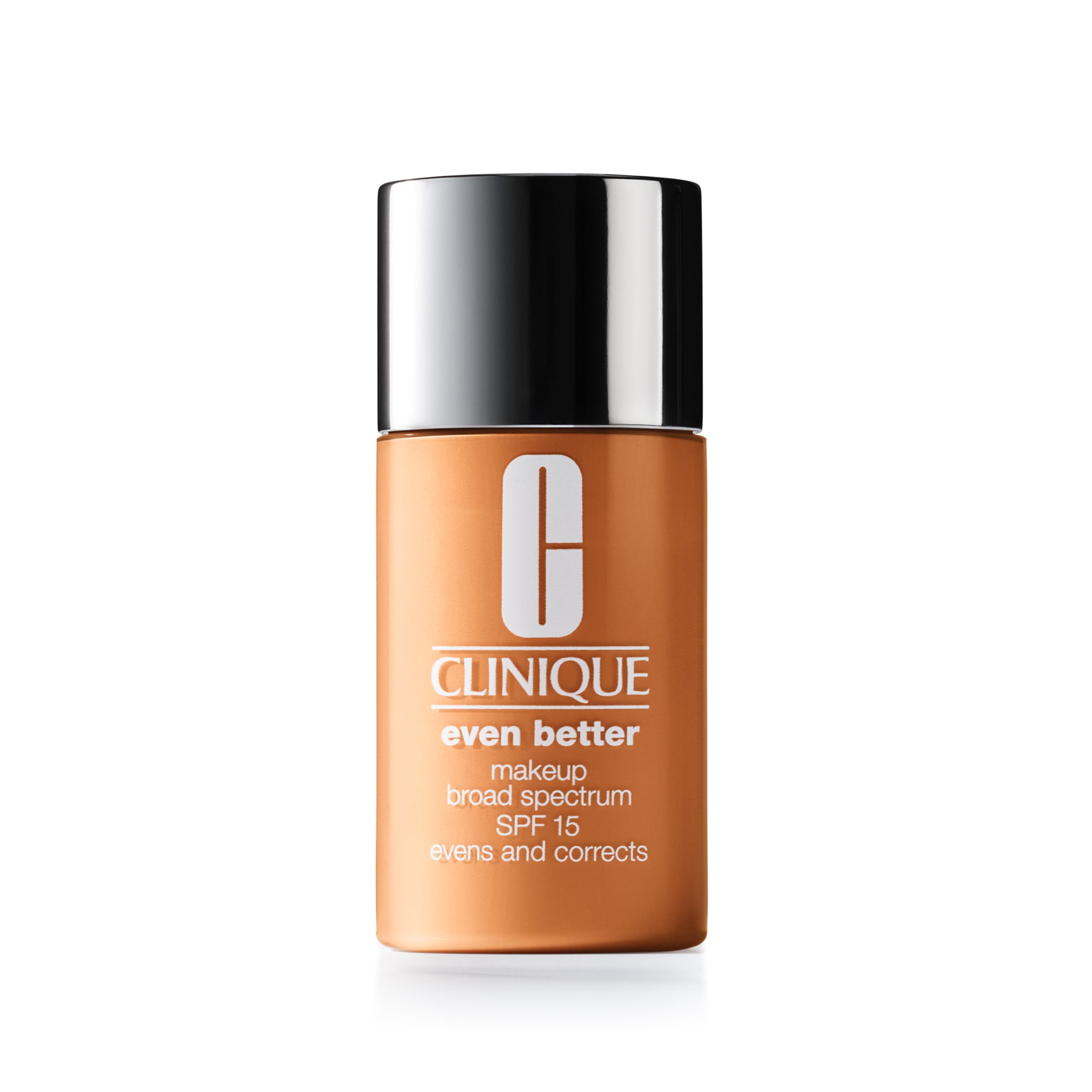 Clinique Even Better Makeup Medium Coverage Foundation Broad Spectrum SPF 15 | Evens Skin Tone + Reduces Dark Spots, Chestnut