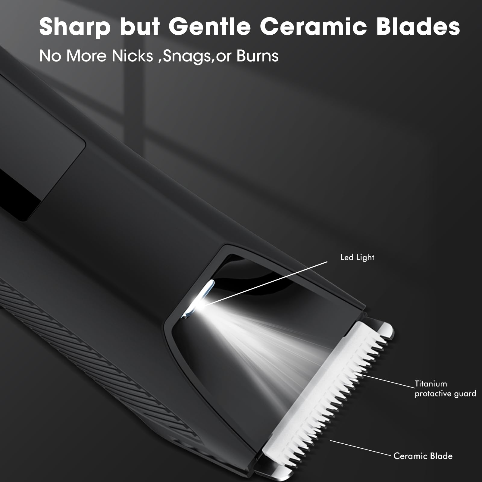 Zesuti 2-In-1 Manscape Trimmer For Men,Body & Groin Hair Trimmer For Men,Bikini Trimmer Women- Wet/Dry Electric Razors For Smoot