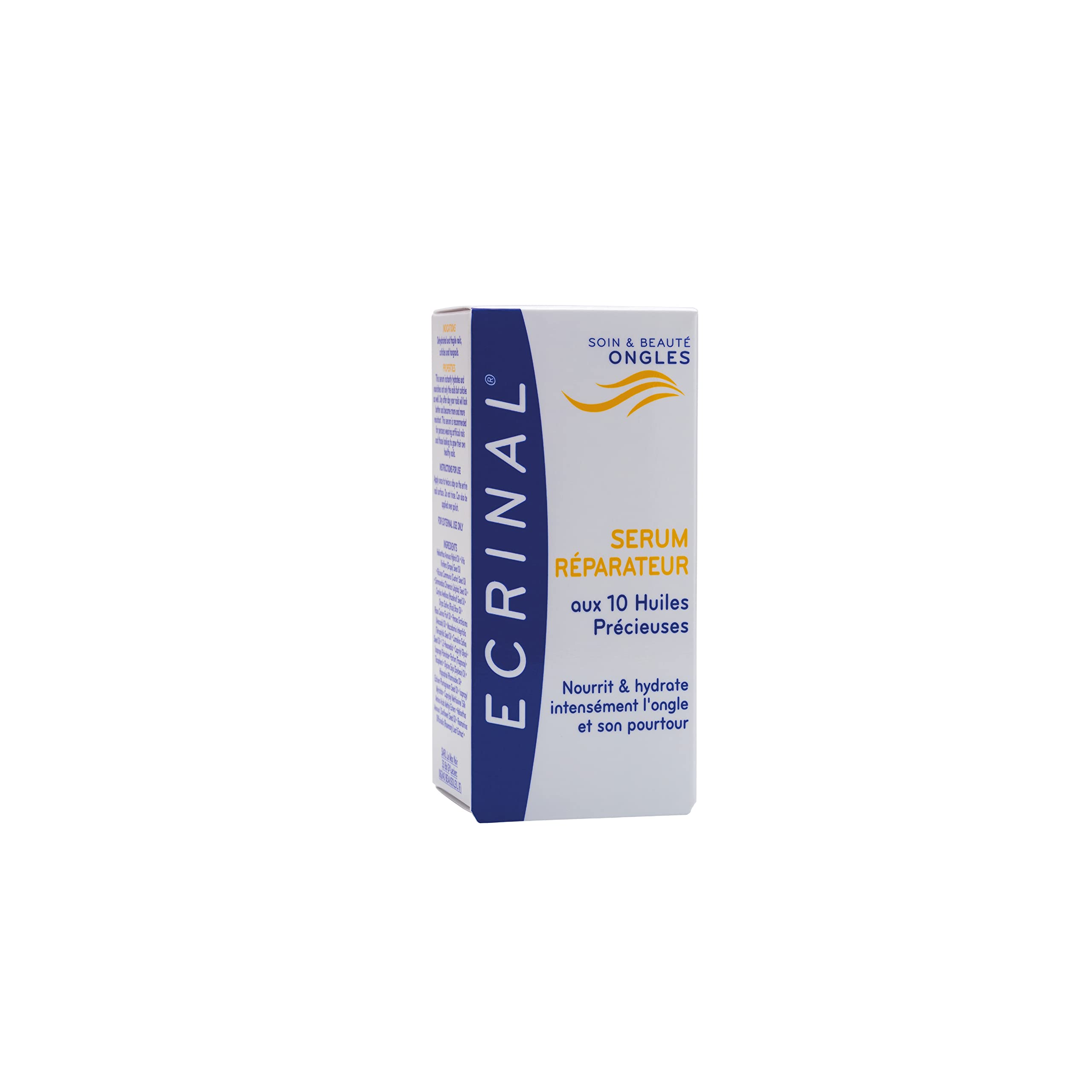 Ecrinal Repair Serum with 10 Precious Oils for Nails, 0.34 Fluid Ounce