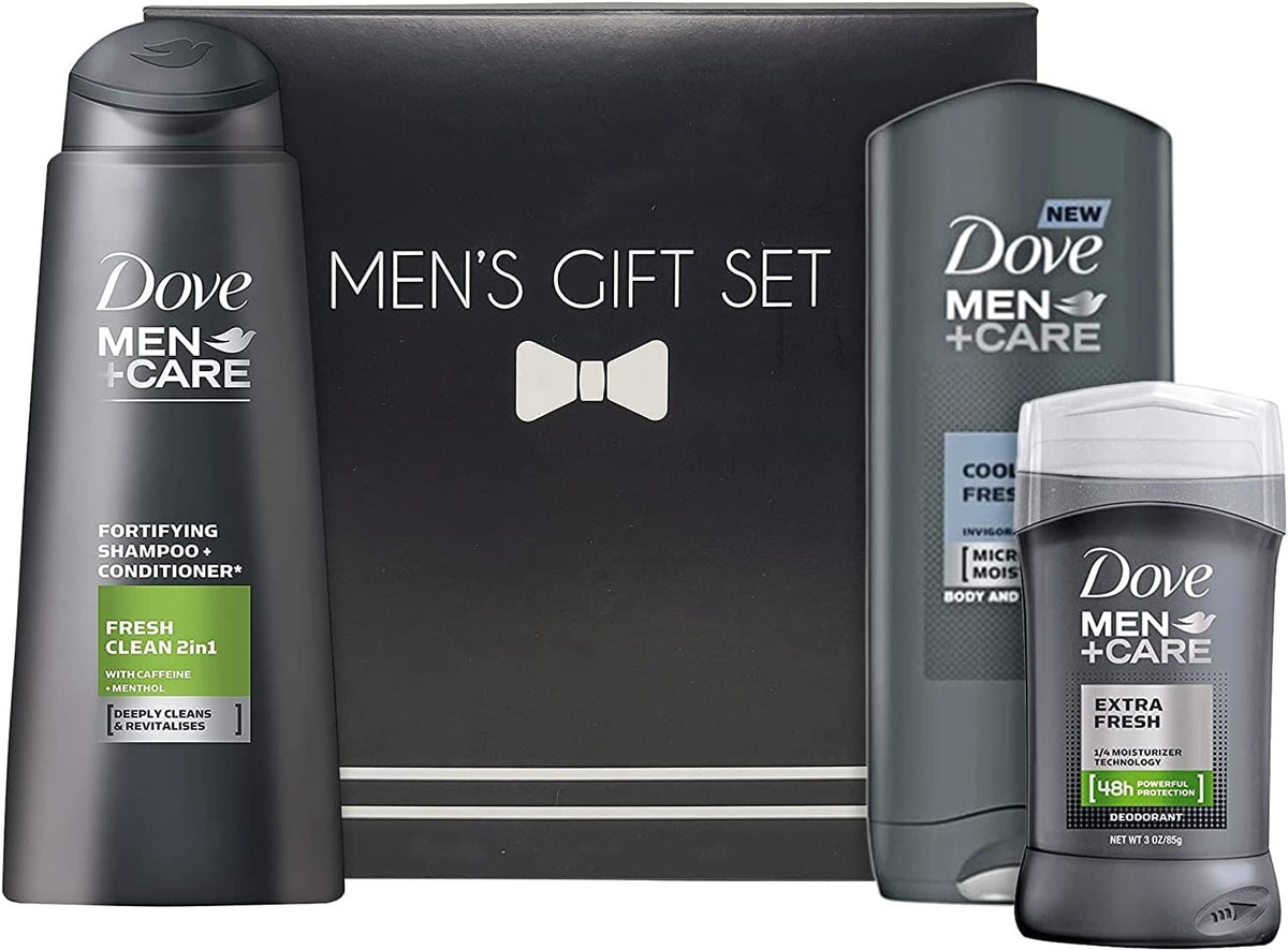 Men+Care Bath & Body Spa Gift Basket For Men, Best Gift For Father'S Day & Birthday, Body Wash + Shampoo & Conditioner + Anti-Pe