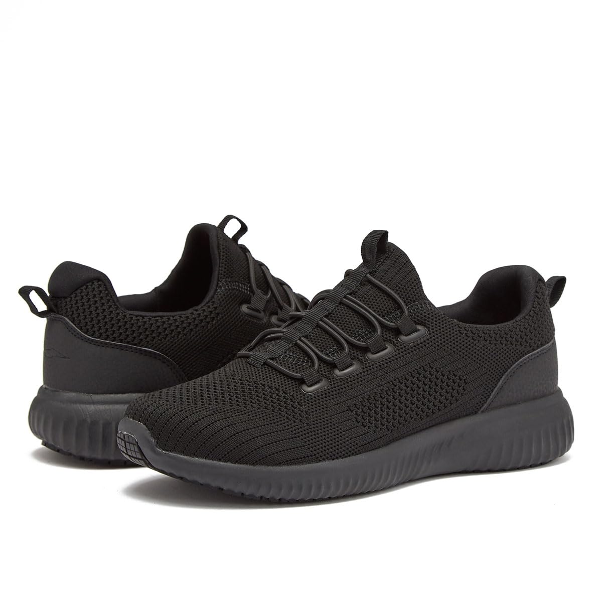Avia Anchor Sr Mesh Slip On Non Slip Shoes For Women, Water Resistant Womens Restaurant, Work  Food Service Sneakers - Black, 85
